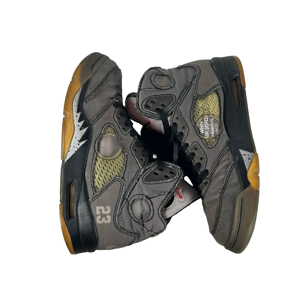 CT8480 001 Jordan 5 Off-White Black [USED] - 8 M (Used11)
