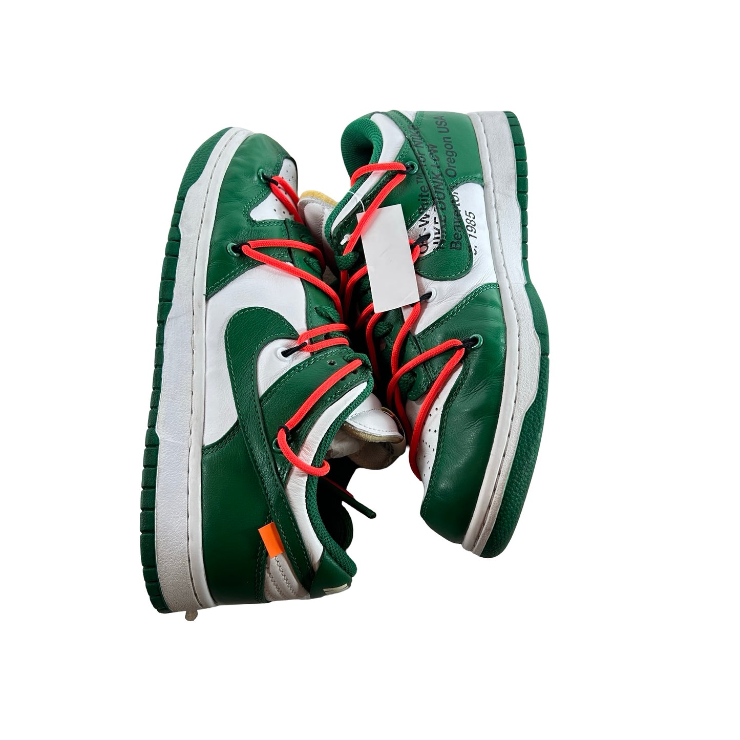 CT0856 100 Nike Dunk Low Off-White Green [USED] - 7.5 M (Used2)