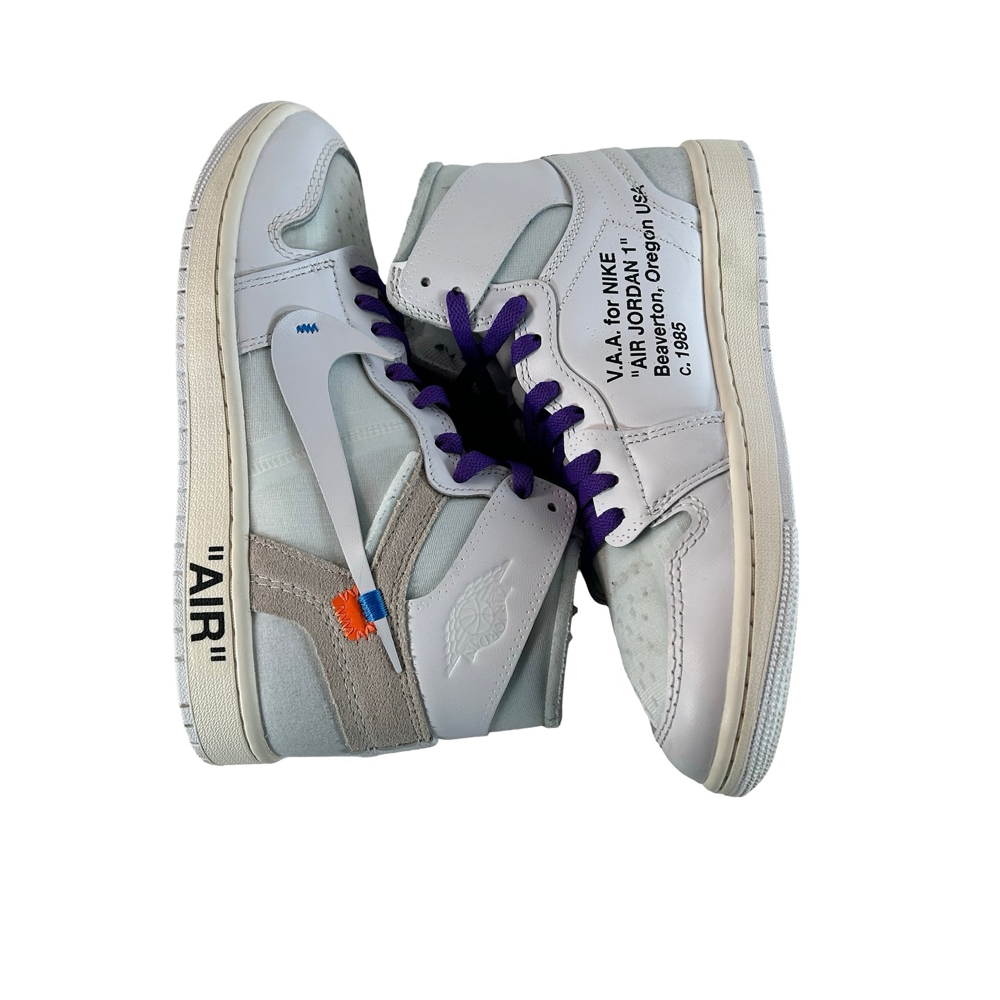 AA3834 100 Jordan 1 Retro High Virgil Abloh Archive Alaska [USED] - 8 M (Used)