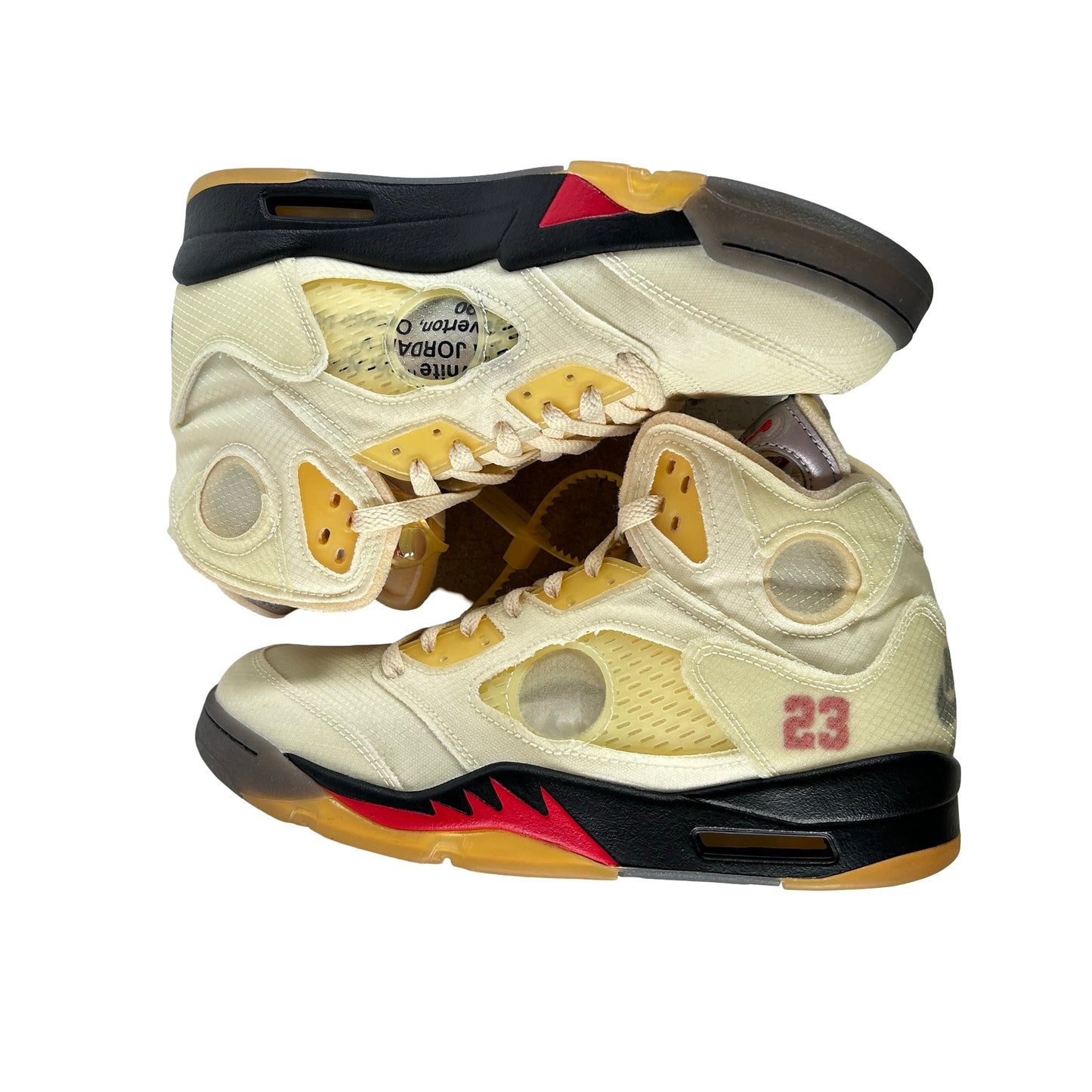 DH8565 100 Jordan 5 Off-White Sail [USED] - 9 M (Used7)