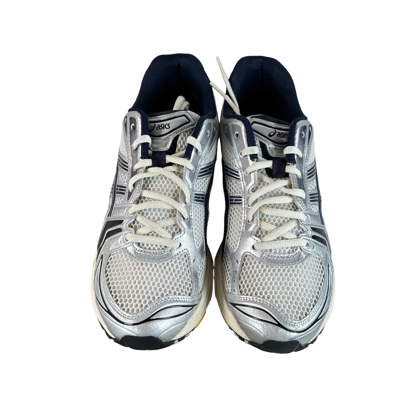 1203A961 100 ASICS Gel-Kayano 14 JJJJound White Navy [USED] - 10 M (Used)