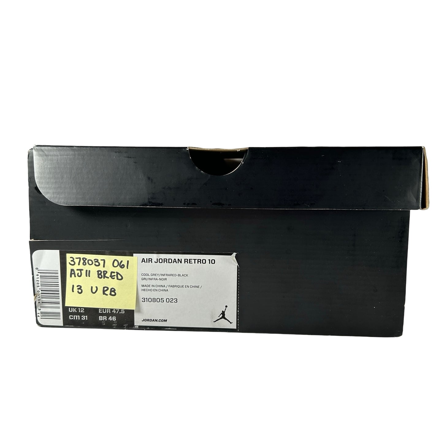 378037 061 Jordan 11 Bred (2019) [USED] - 13 M (Used) (Replace Box)
