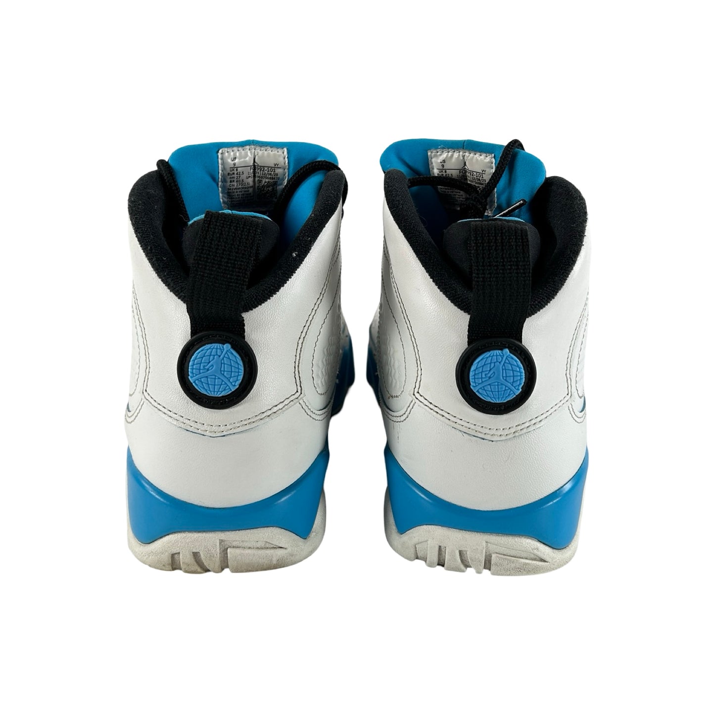 FQ8992 101 Jordan 9 Retro Powder Blue (2024) [USED] - 9 M (Used3)