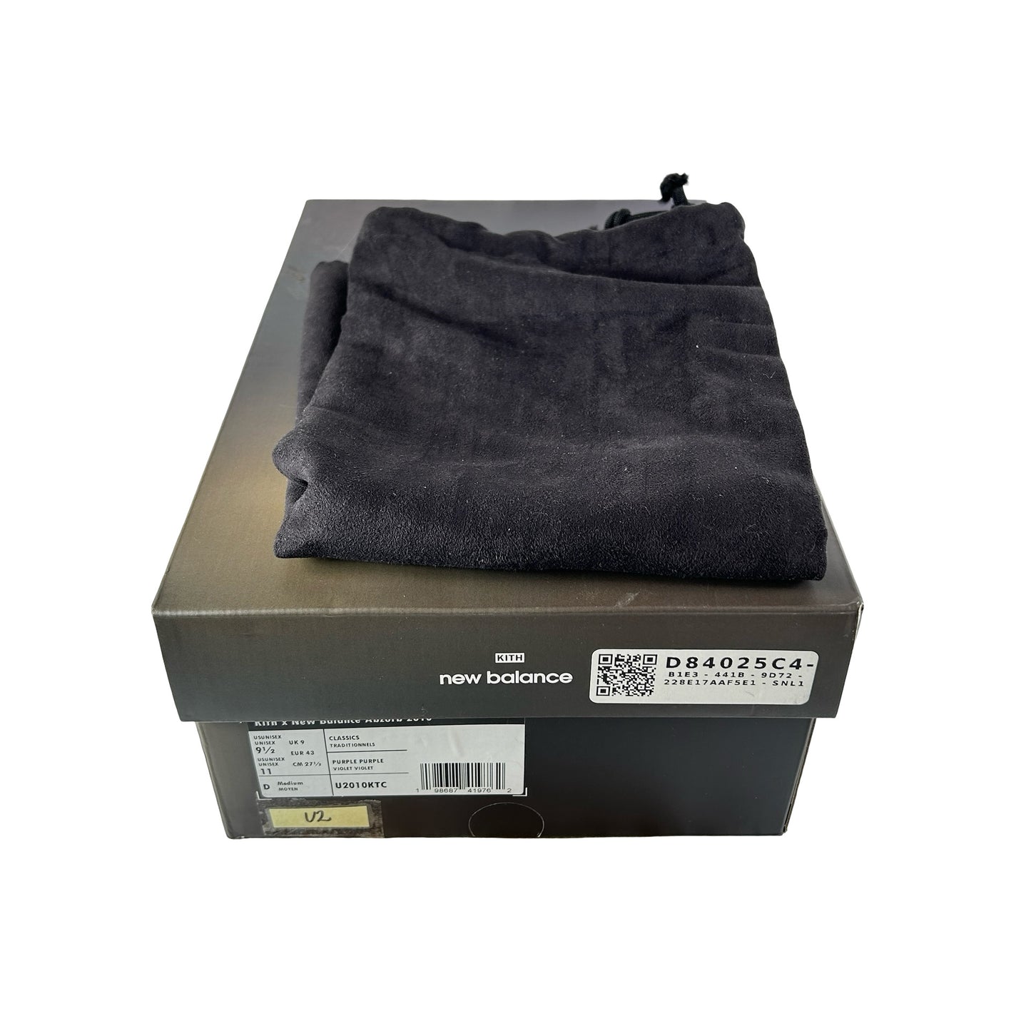 U2010KTC New Balance 2010 Kith Purple Black [USED] - 9.5 M (Used2)