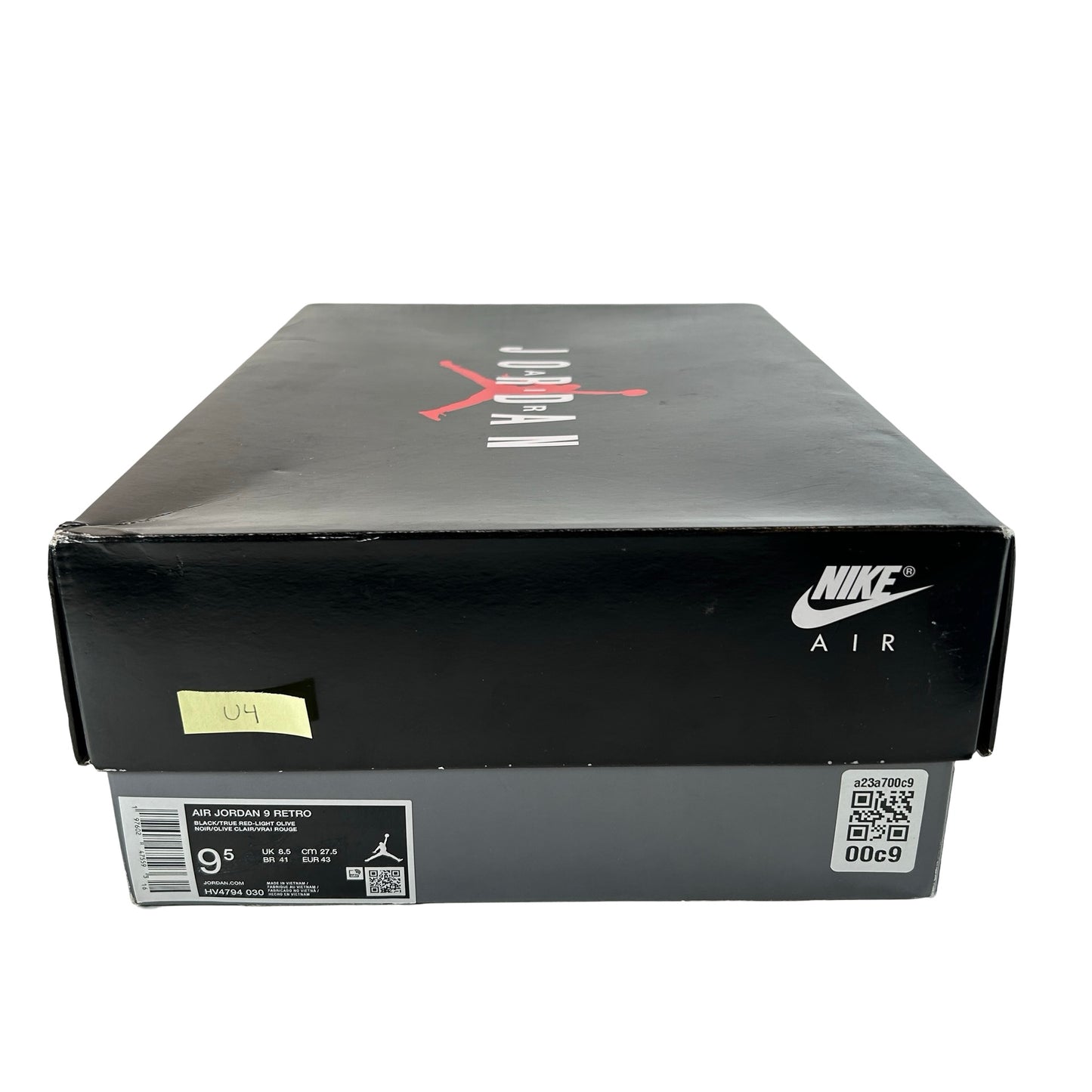HV4794 030 Air Jordan 9 Retro Olive (2024) [USED] - 9.5 M (Used4)