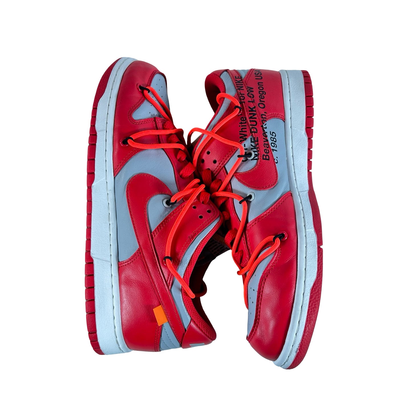 CT0856 600 Dunk Low Off-White Red [USED] - 9 M (Used3)