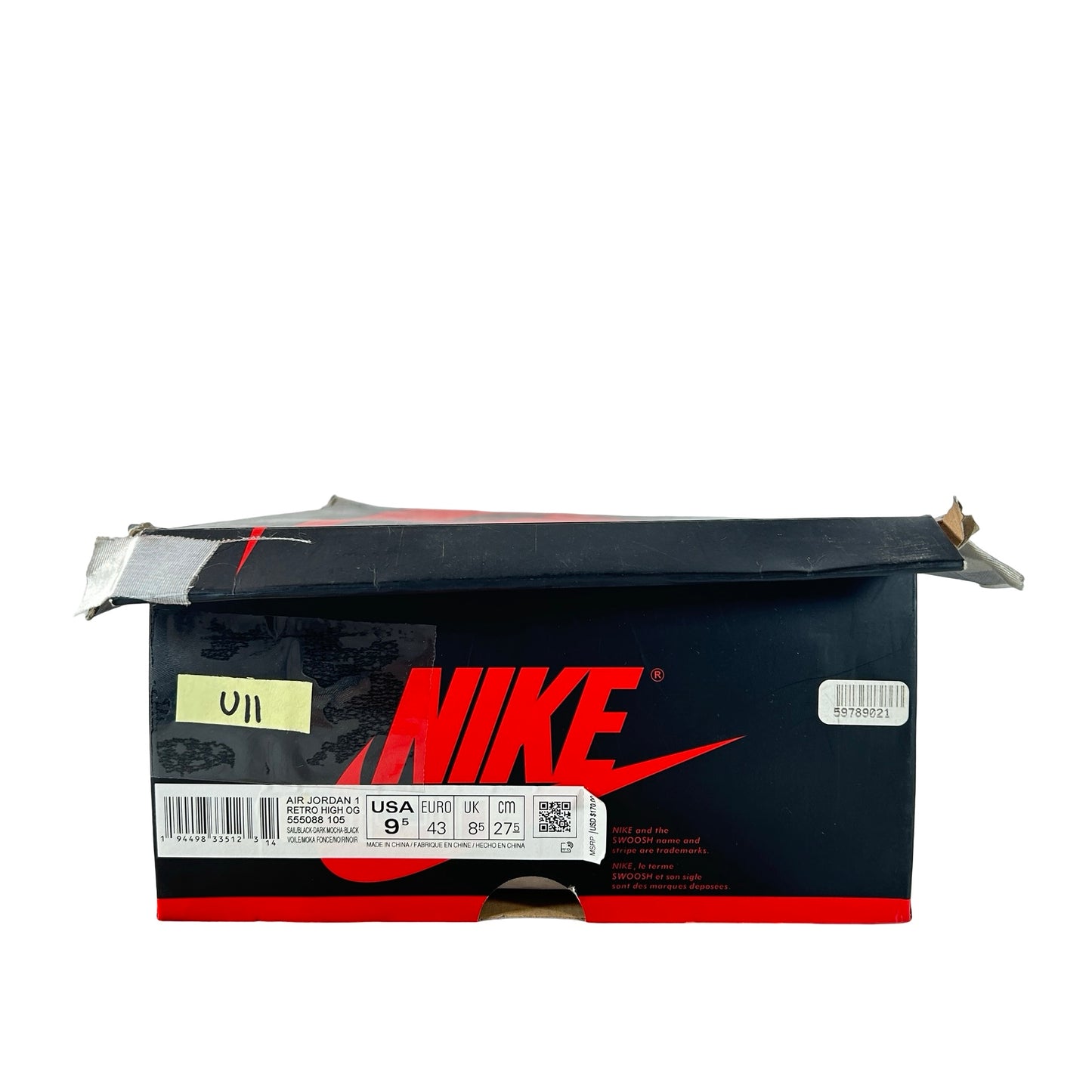 555088 105 Jordan 1 Mocha [USED] - 9.5 M (Used11)