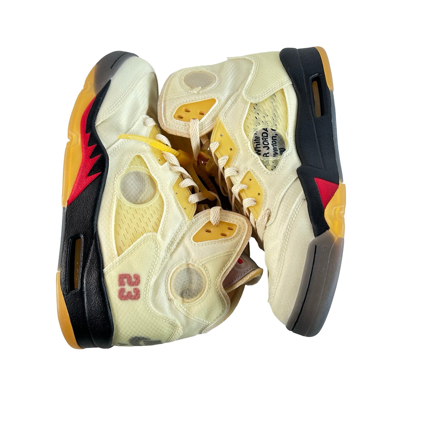 DH8565 100 Jordan 5 Off-White Sail [USED] - 9 M (VNDS) (No Box)