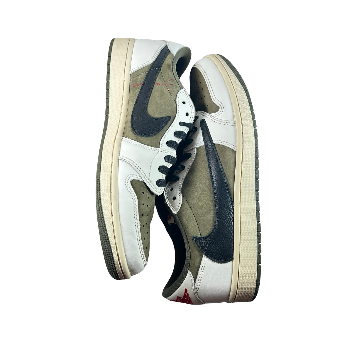 DM7866 200 Jordan 1 Retro Low OG SP Travis Scott Medium Olive [USED] - 10 M (Used11)