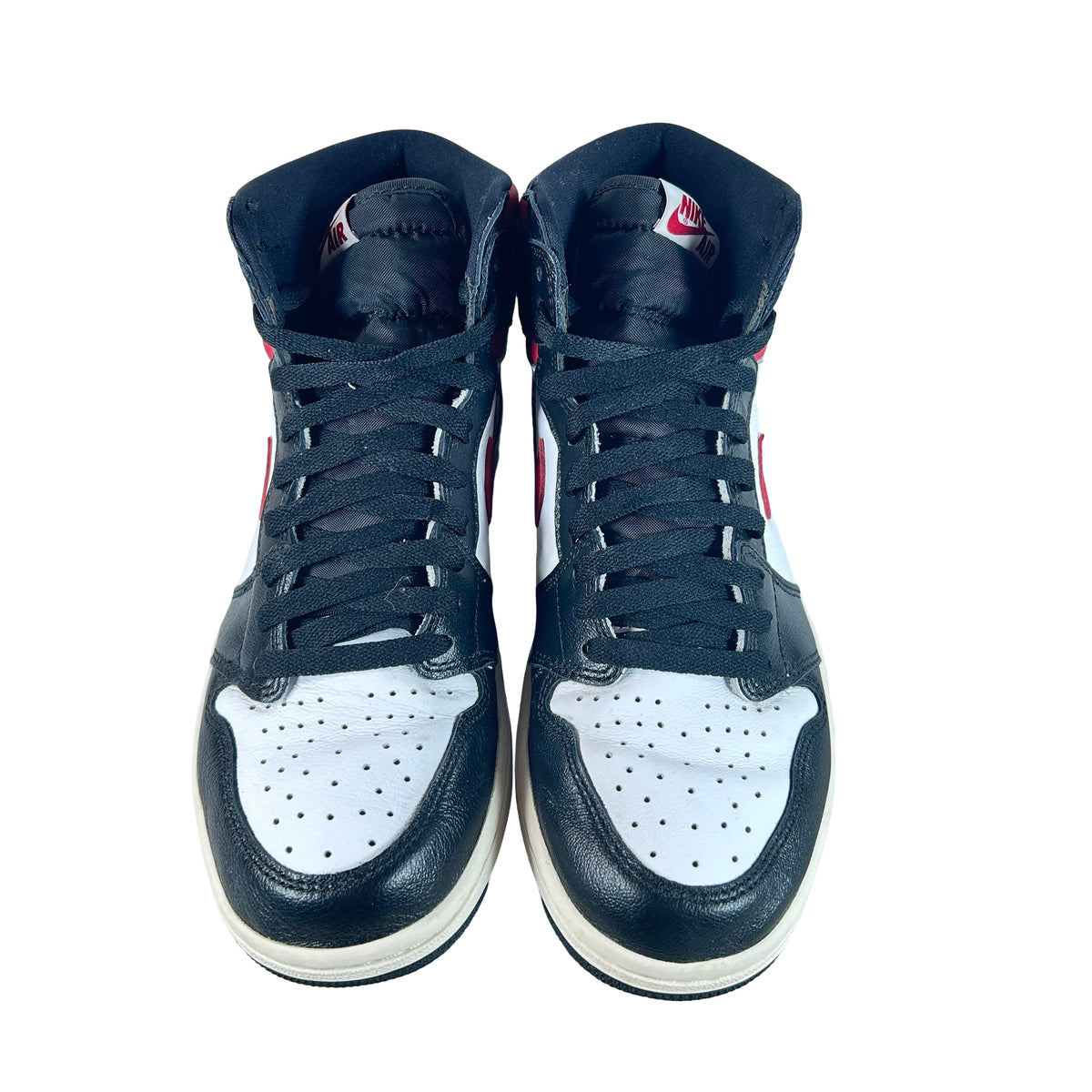 555088 061 Jordan 1 Retro High Black Gym Red [USED] - 9 M (Used)