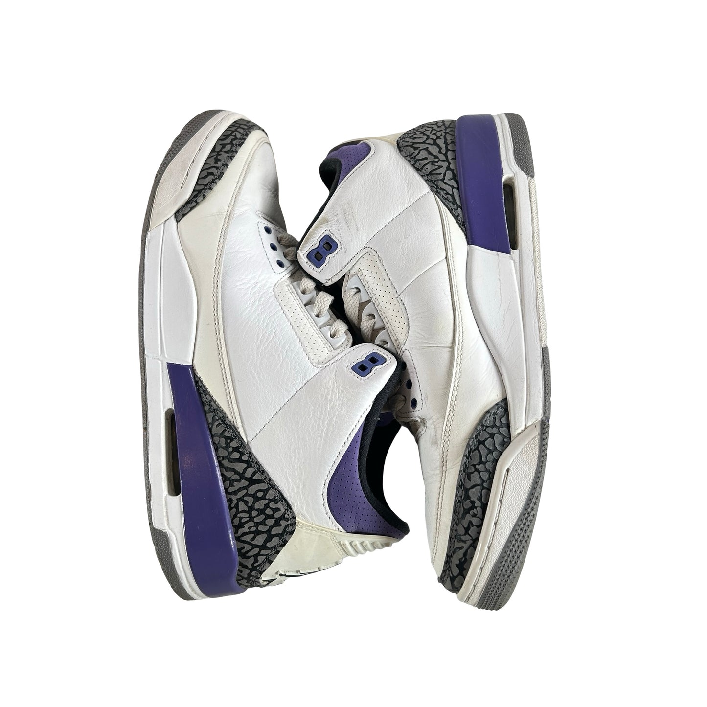 CT8532 105 Jordan 3 Retro Dark Iris [USED] - 10.5 M (Used) (Replace Box)