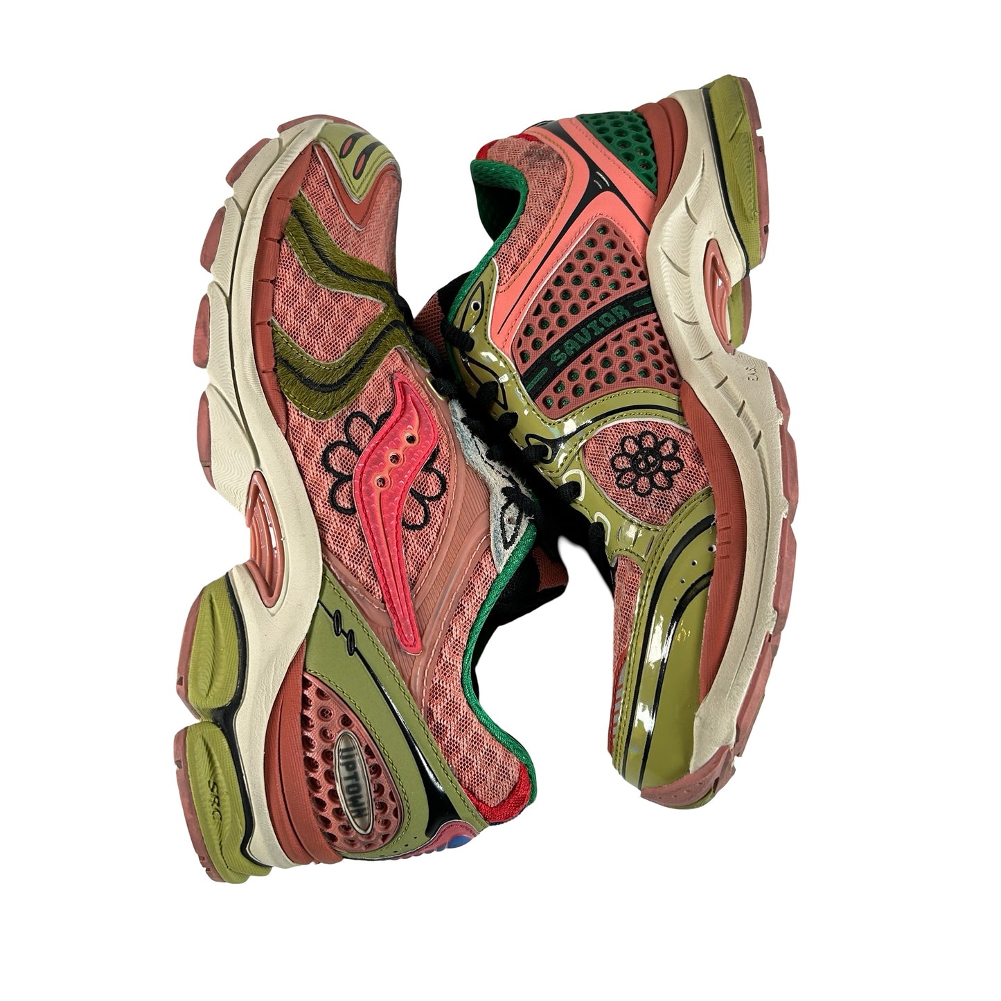 S70966 2 Saucony ProGrid Triumph 4 Jae Tips Flowers Grow Uptown Virginia Creeper [USED] - 6.5 M (Used)