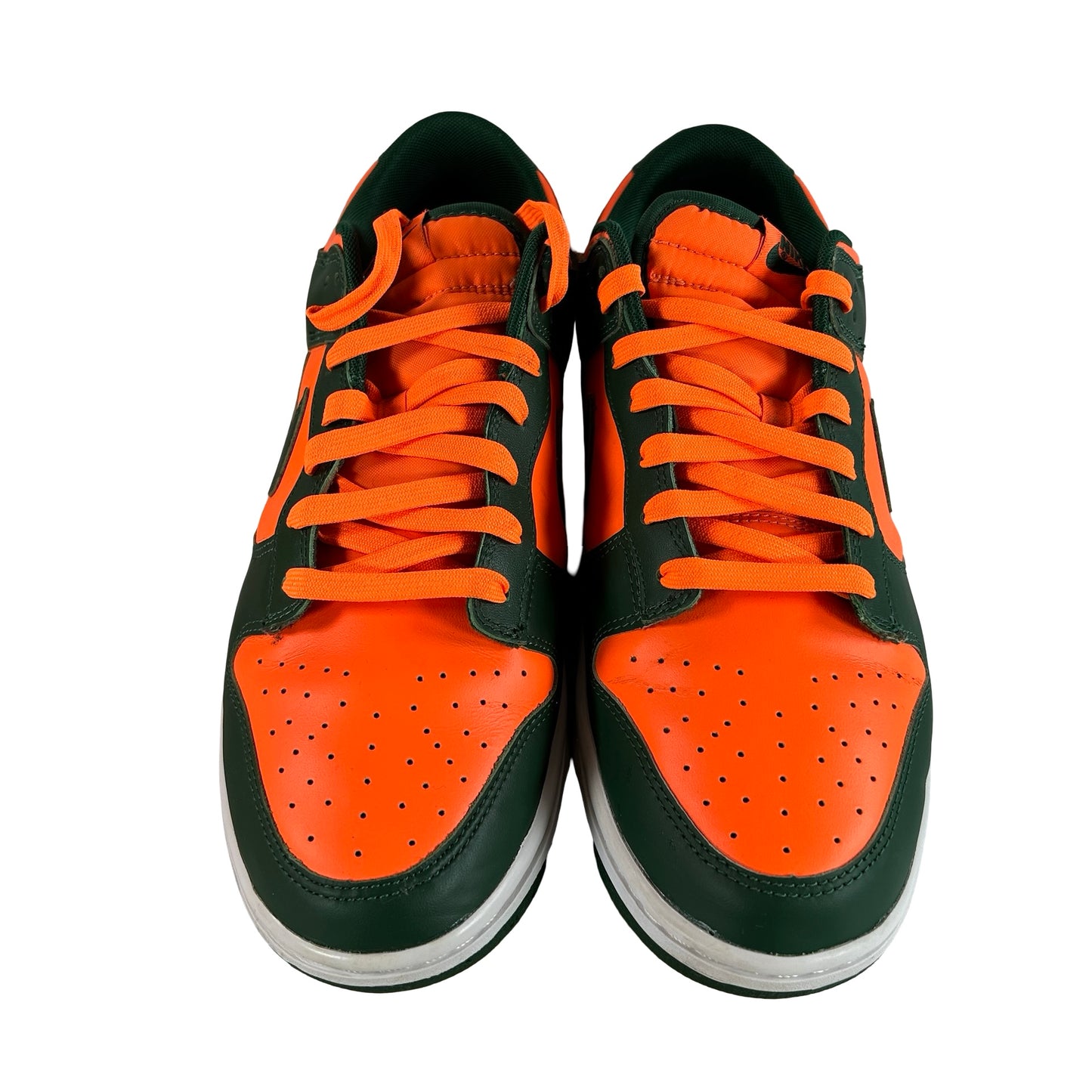 DD1391 300 Nike Dunk Low Retro Miami Hurricanes [USED] - 12 M (Used3)