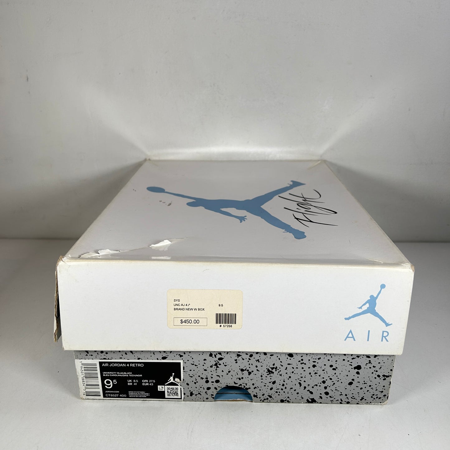 CT8527 400 Jordan 4 University Blue [USED] - 9.5 M (Used3)