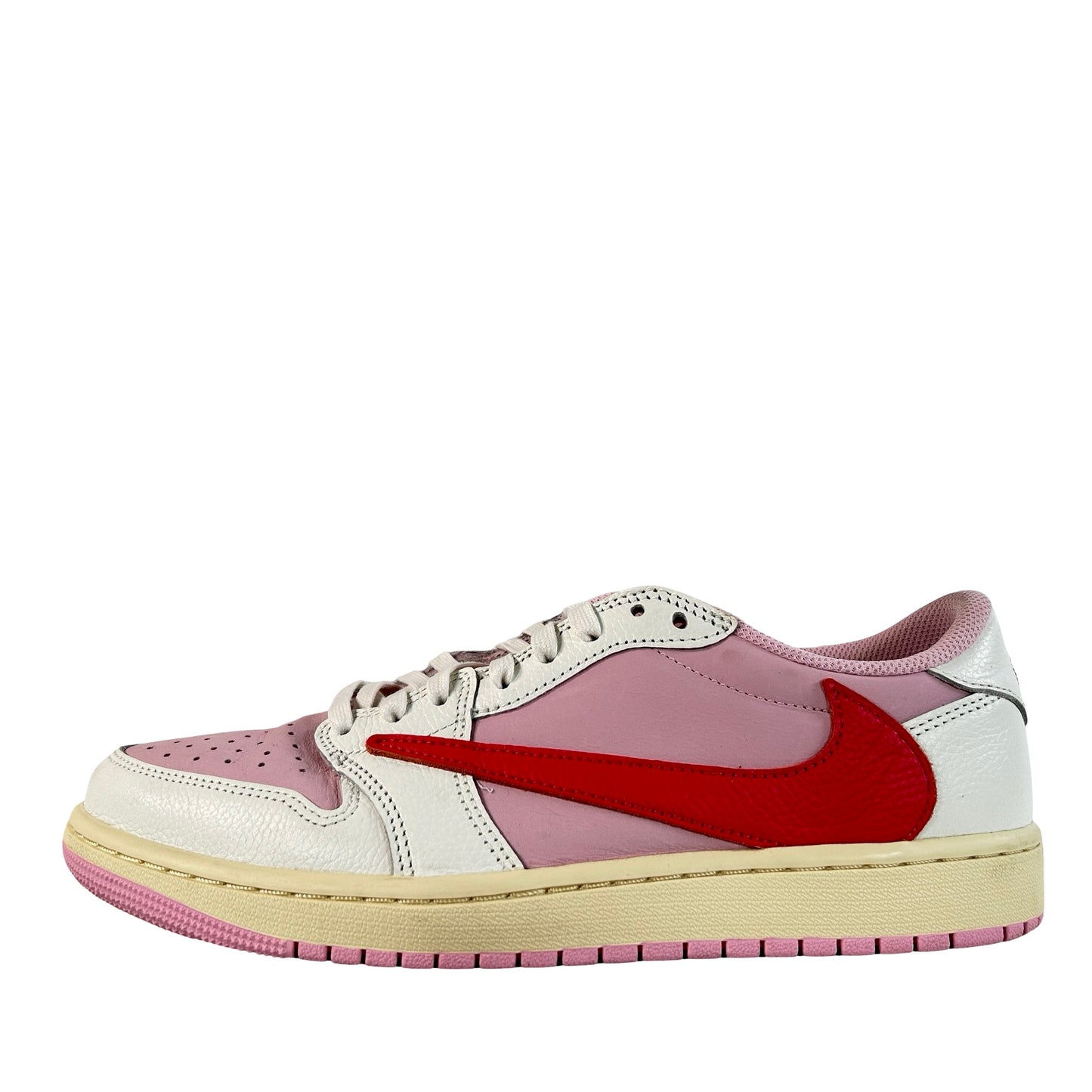 IQ7604 101 Jordan 1 Retro Low OG SP Travis Scott Sail Tropical Pink [USED] - 9.5 M (Used5)