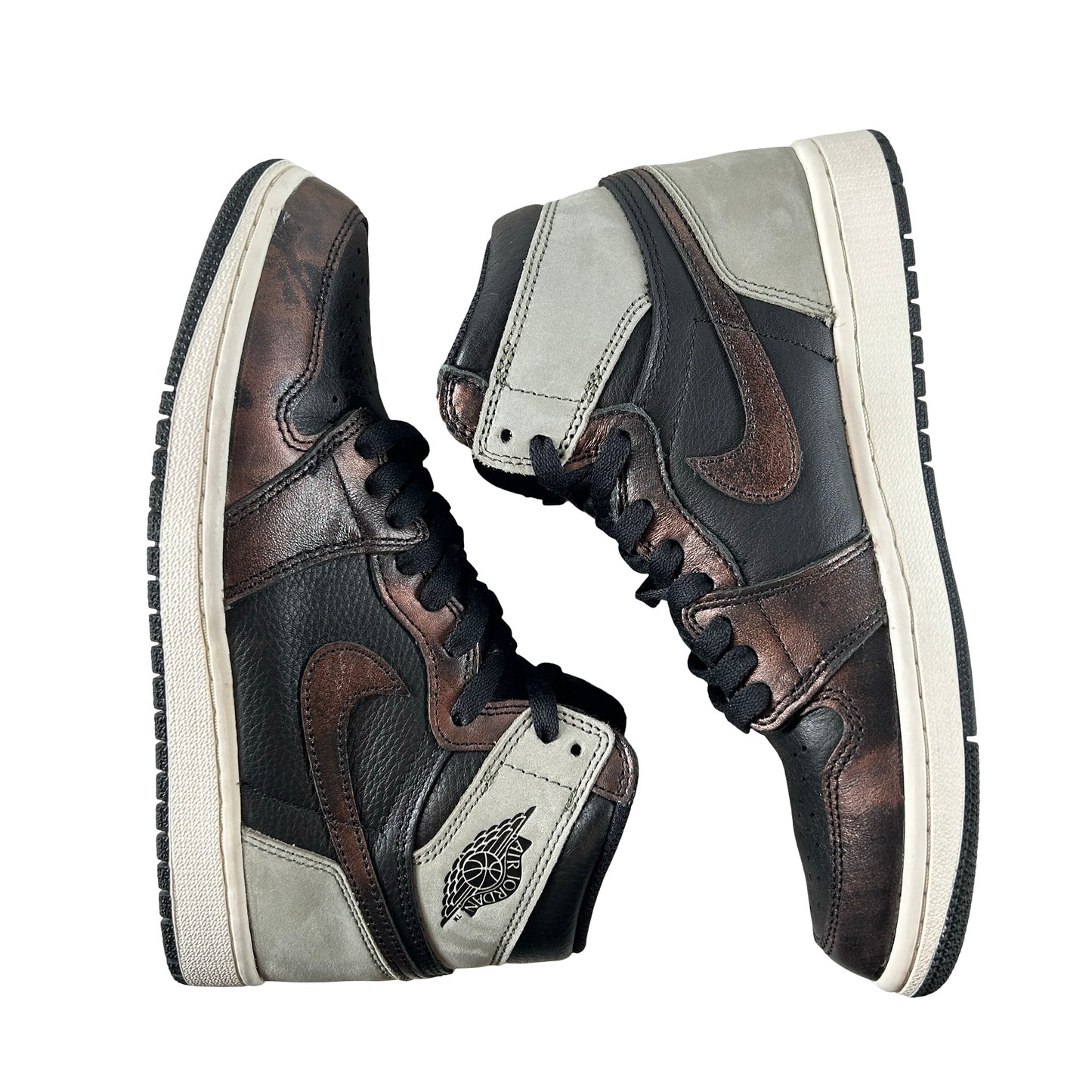 555088 033 Jordan 1 Retro High Light Army Rust Shadow Patina [USED] - 7 M (Used)