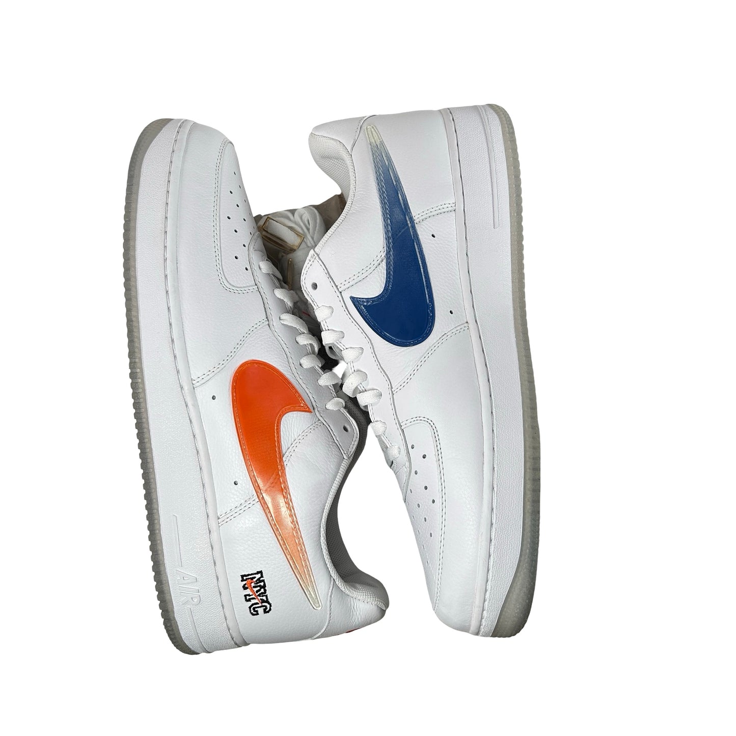 CZ7928 100 Nike Air Force 1 Low Kith Knicks Home [CONDITIONAL] - 15 M (Yellowing Soles) (Scratch Right Toe Box) (No Box)