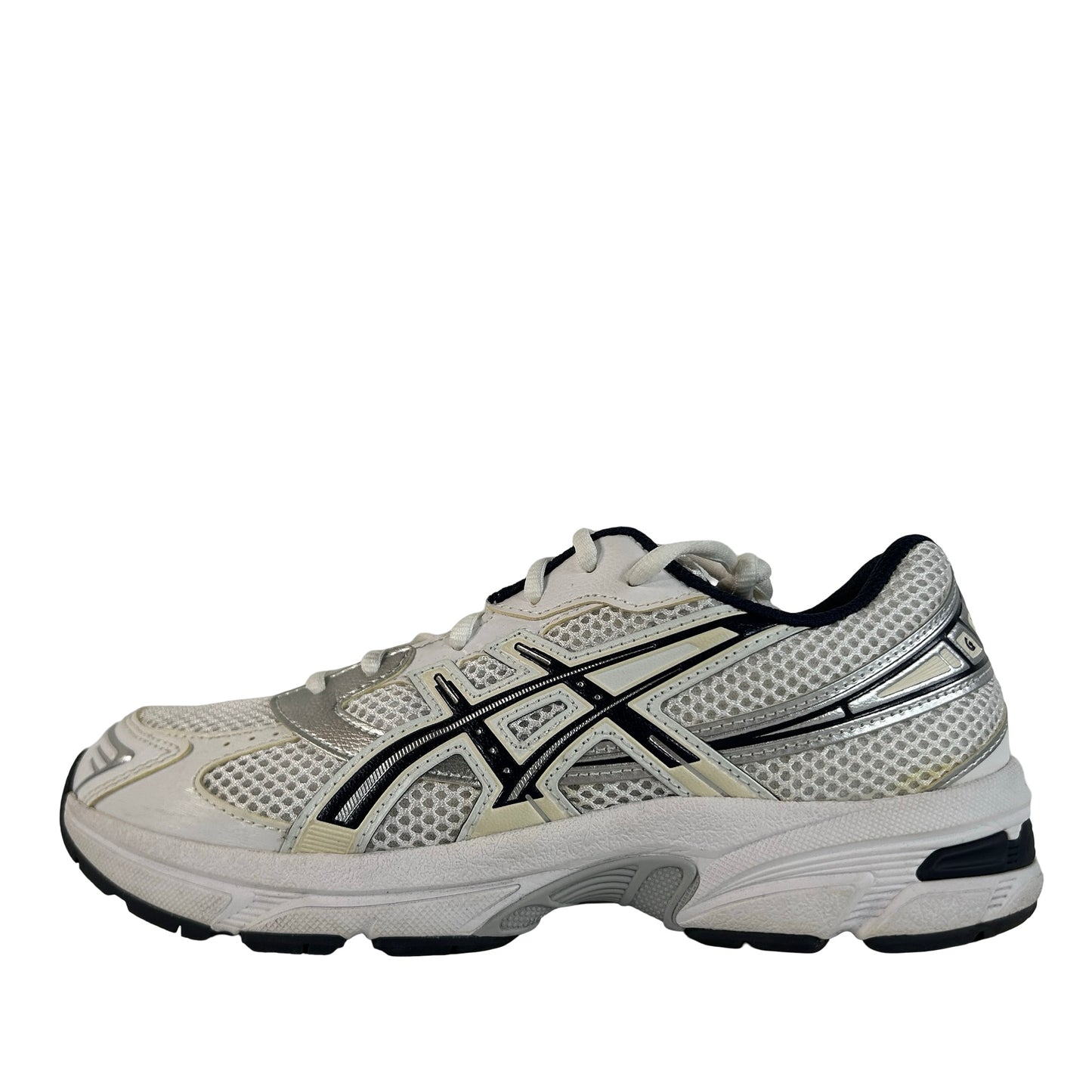 1204A163 101 ASICS Gel-1130 White Midnight (GS) [USED] - 6.5 Y (Used) (No Box)