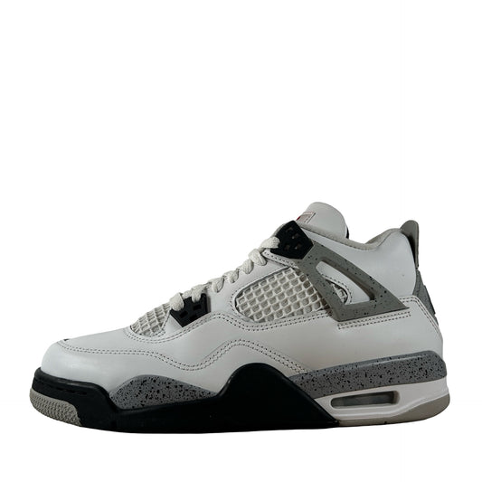 IB4171 100 Jordan 4 Retro White Cement (2025) (GS) [USED] - 7 Y (Used10)