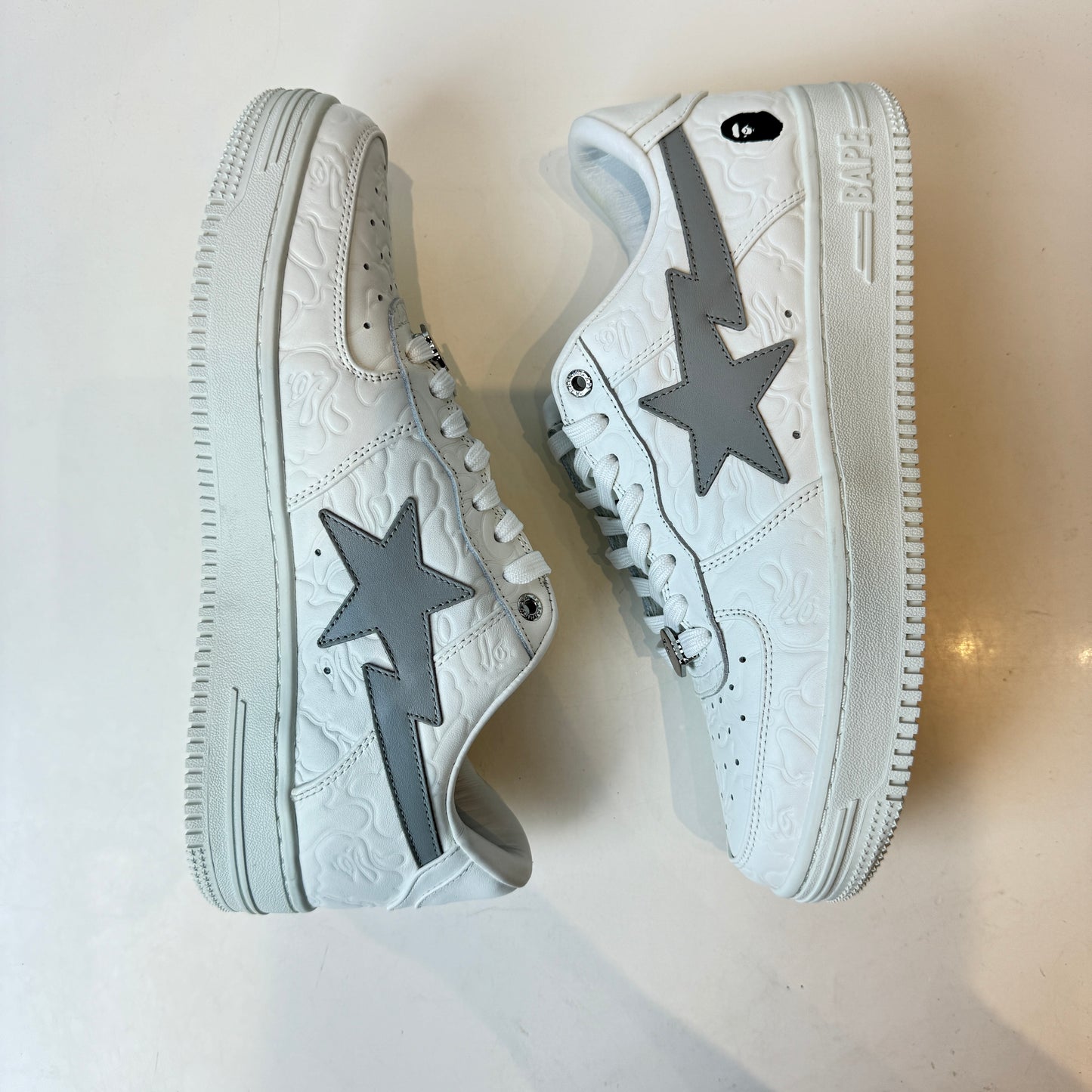 A Bathing Ape Bape Sta Low #3 Line Camo White [USED] - 10 M (VNDS)