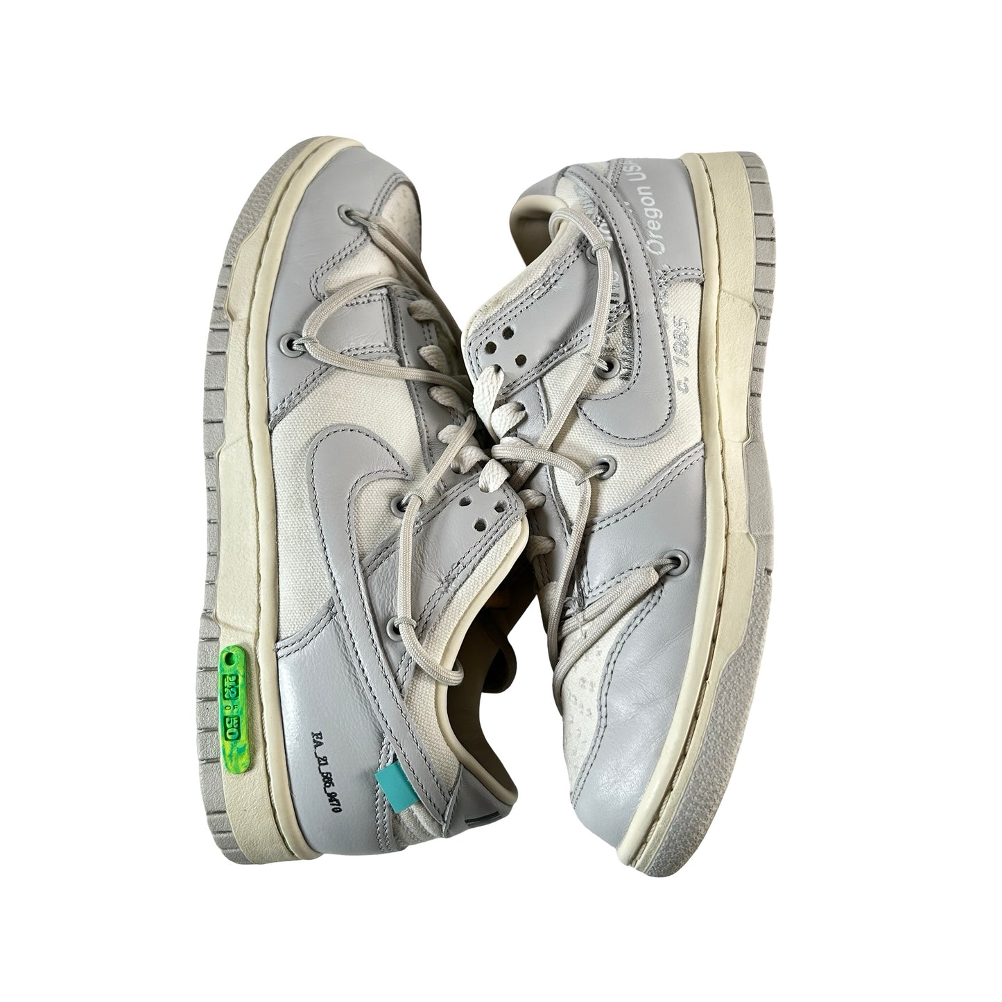 DM1602 117 Nike Dunk Low Off-White Lot 42 [USED] - 6.5 M (Used)
