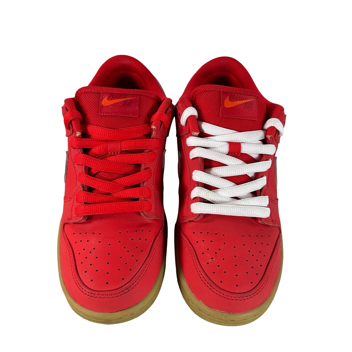 FJ1674 600 Nike SB Dunk Low University Red Gum [USED] - 8 M (Used)