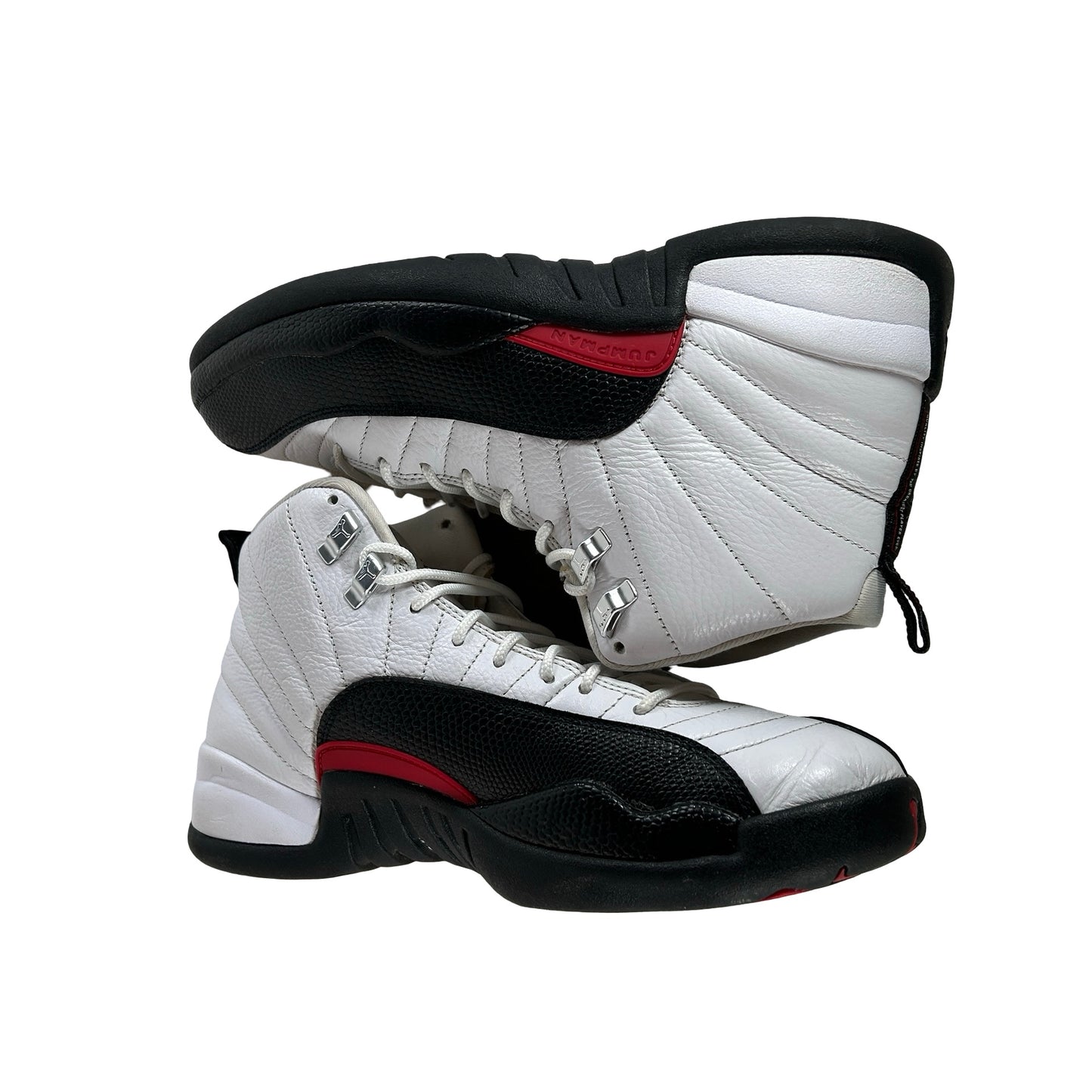 CT8013 162 Air Jordan 12 Red Taxi [USED] -10 M (Used) (No Box)