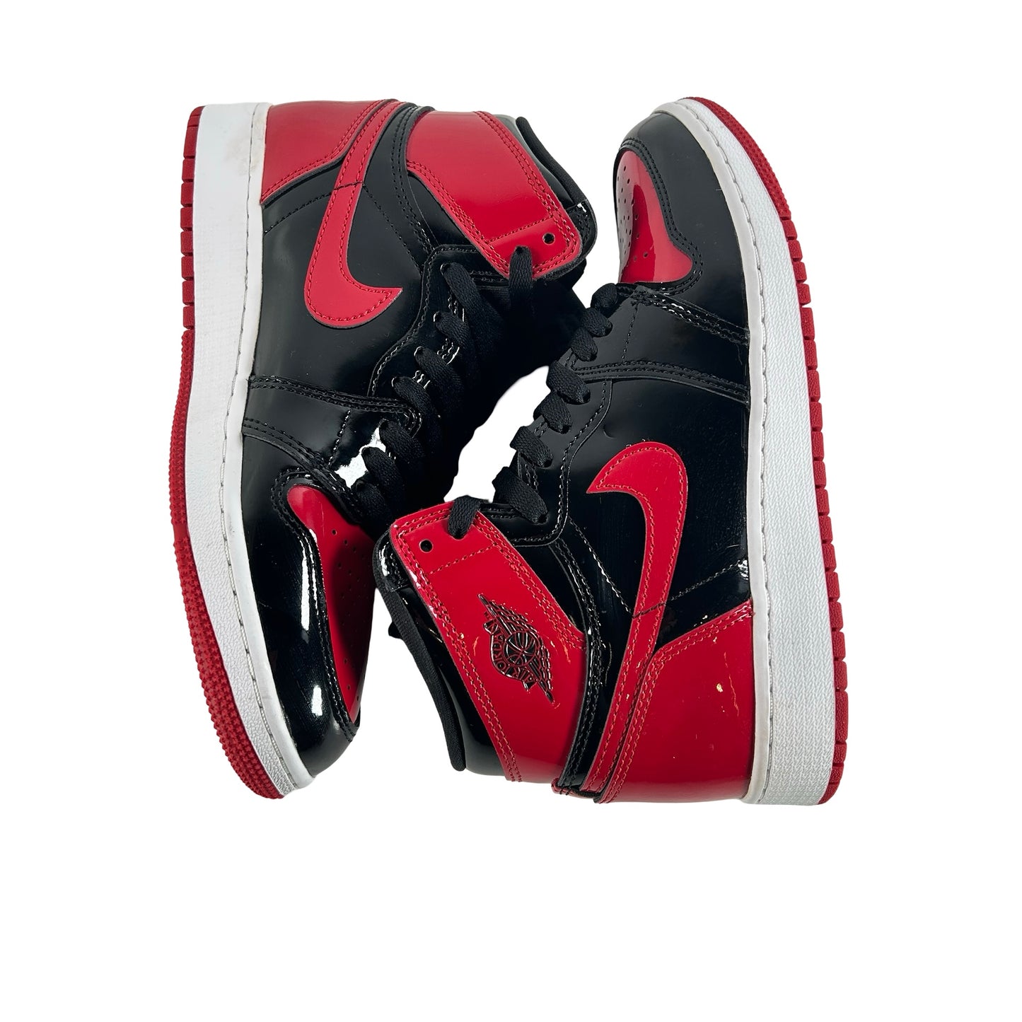 575441 063 Jordan 1 Retro High OG Patent Bred (GS) [USED] - 5.5 Y (Used2)