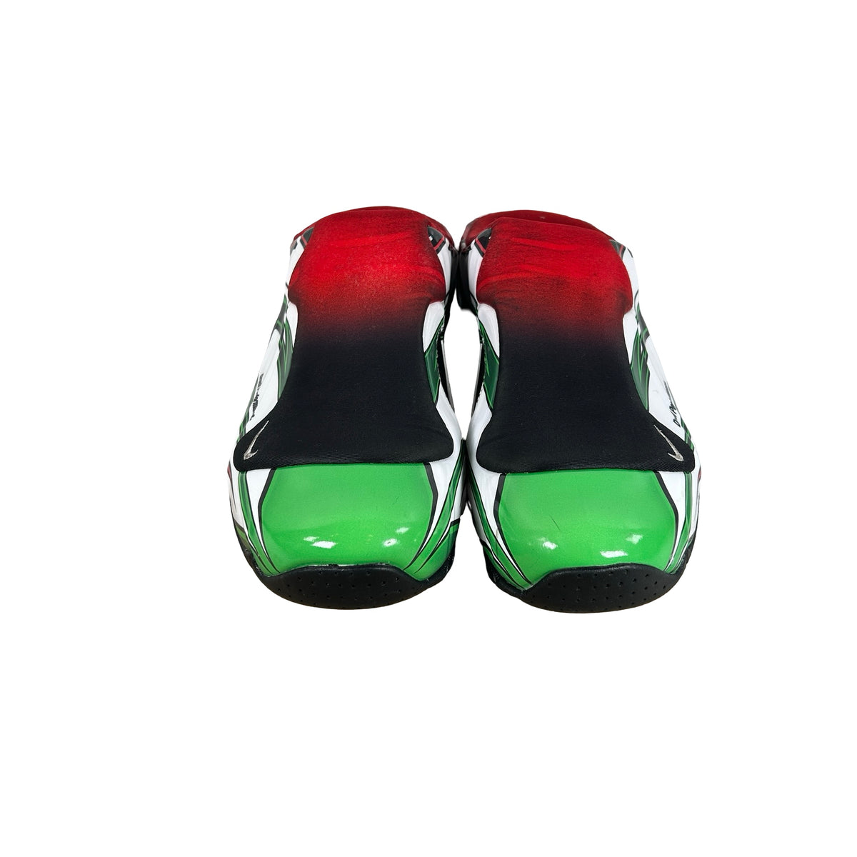 FN0289 100 Nike Clogposite Supreme White Gym Red Green [USED] - 7.5 M (Used)