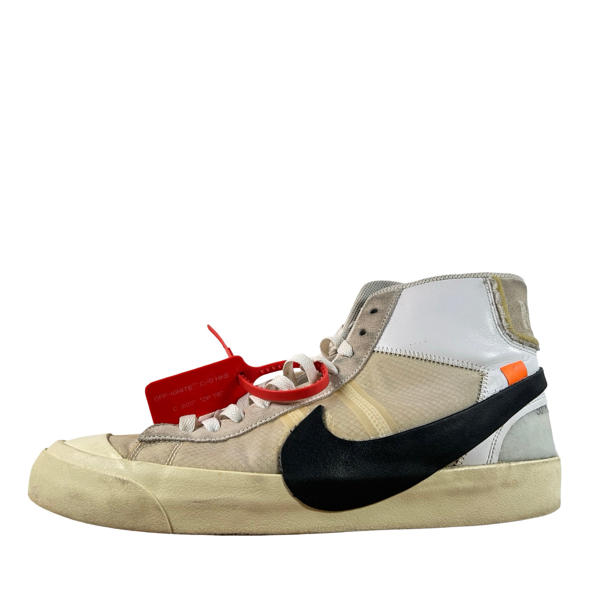 AA3832 100 Nike Blazer Mid Off-White [USED] - 10 M (Used)