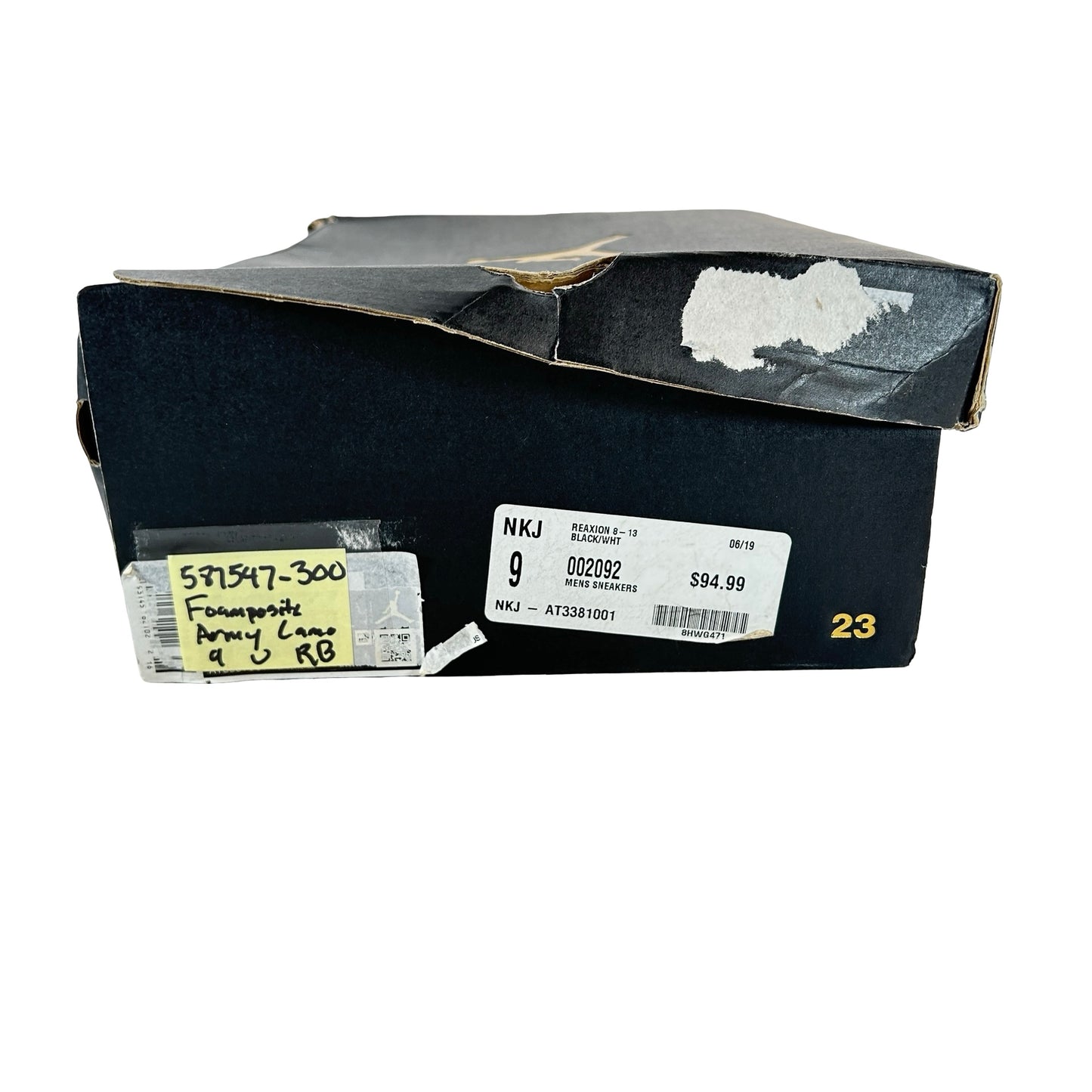 587547 300 Nike Air Foamposite Pro Army Camo [USED] - 7.5 M (Used) (Replace Box)