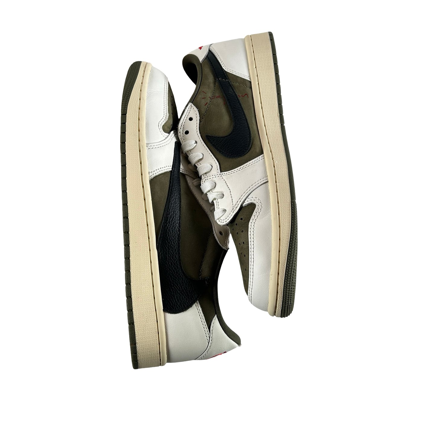 DM7866 200 Jordan 1 Retro Low OG SP Travis Scott Medium Olive [USED] - 10 M (Used7)