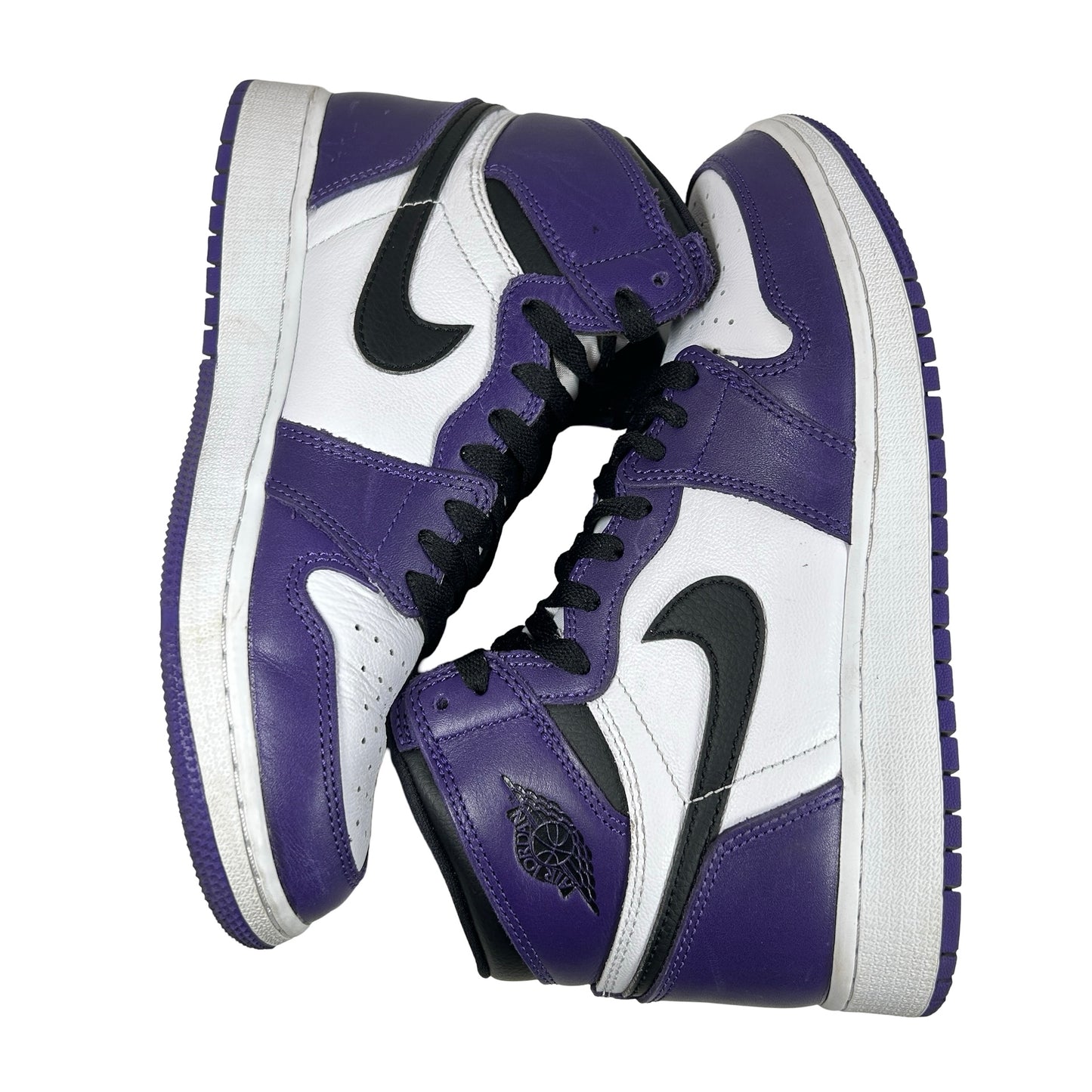 575441 500 Jordan 1 Retro High Court Purple White (GS) [USED] - 5.5 Y (Used)