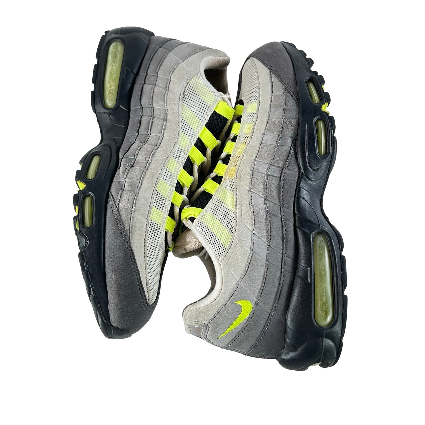 554970 071 Nike Air Max 95 OG Neon (2015) [USED] - 12 M (Used) (No Box)