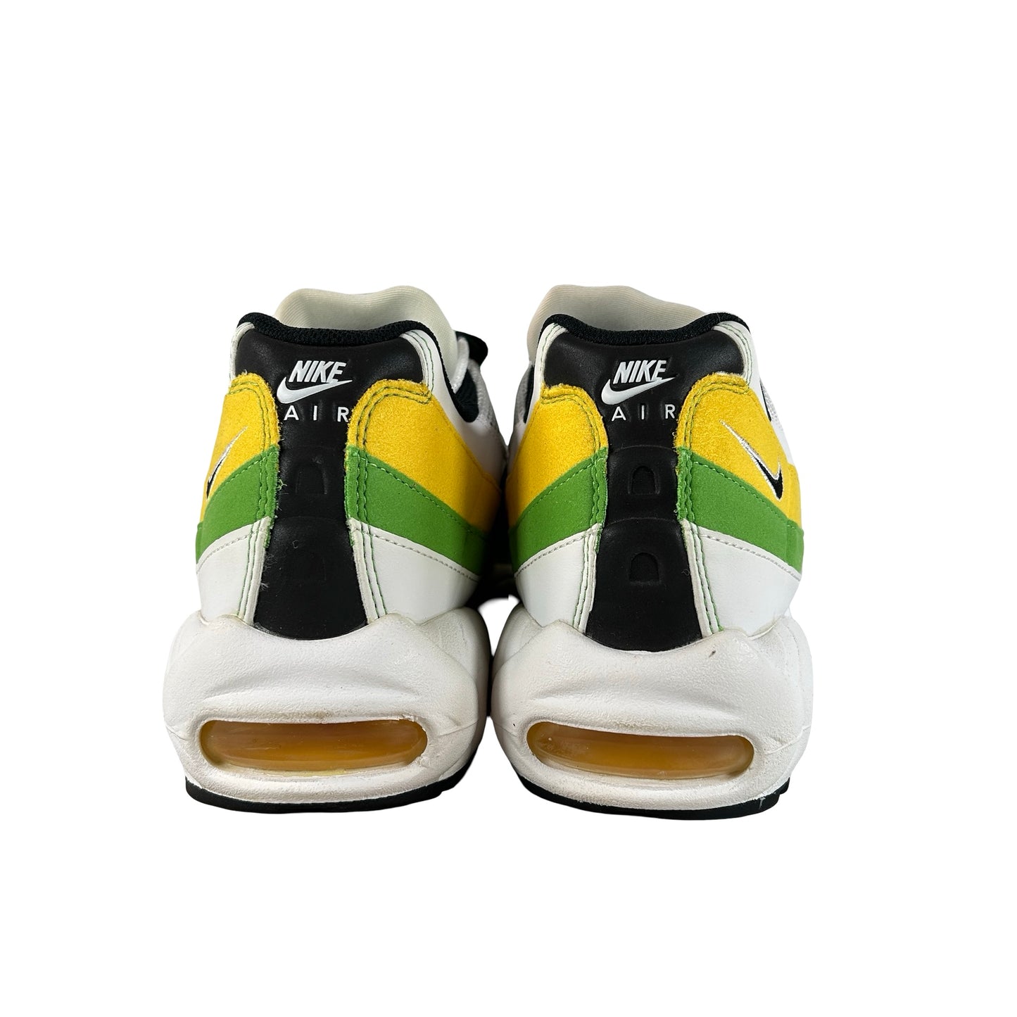 DQ3429 100 Nike Air Max 95 Essential White Green Apple Tour Yellow [CONDITIONAL] - 11 M (Yellowing) (No Box)