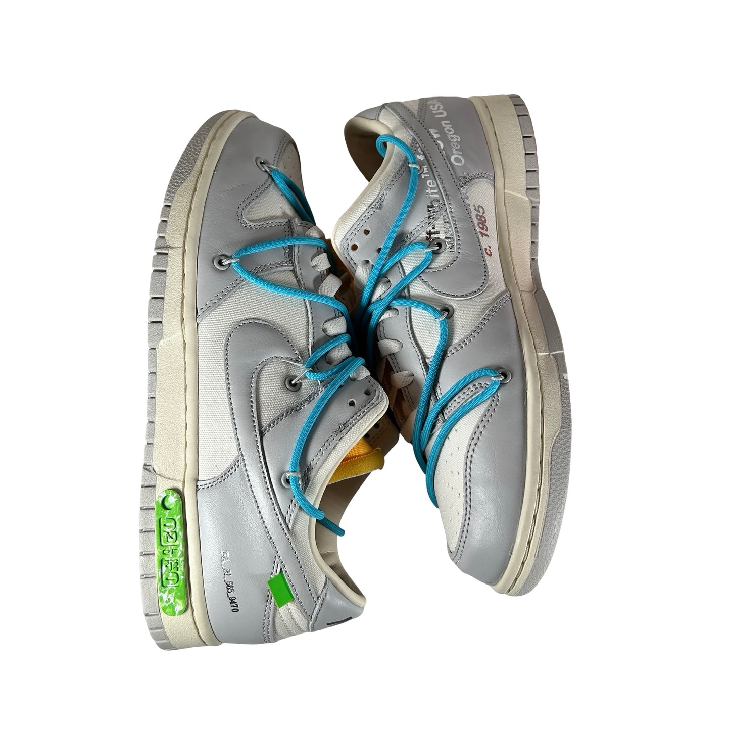DM1602 115 Nike Dunk Low Off-White Lot 2 [USED] - 10.5 M (VNDS2)