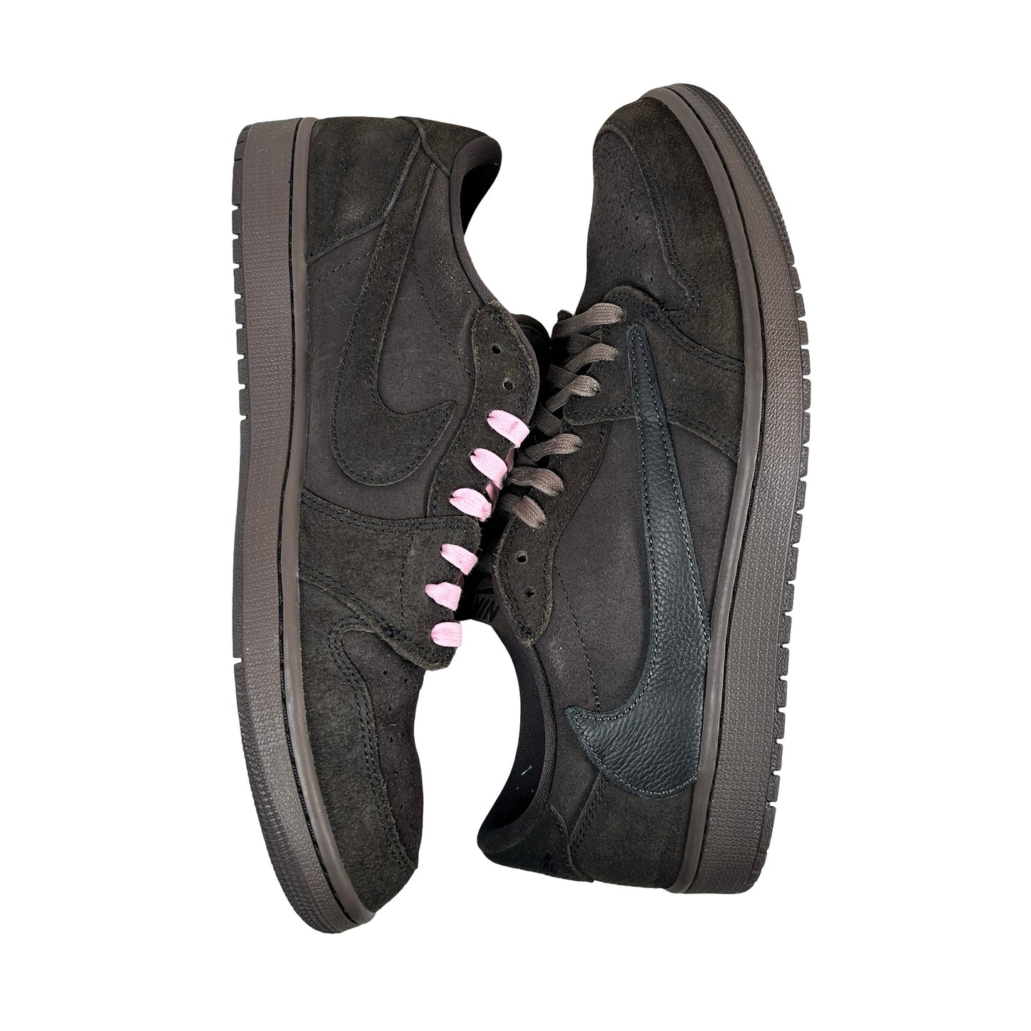 DM7866 202 Jordan 1 Retro Low OG SP Travis Scott Velvet Brown [USED] - 13 M (Used4)