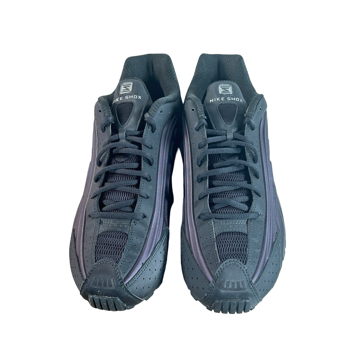 HQ1988 500 Nike Shox R4 Cave Purple Black [USED] - 12 M (Used)