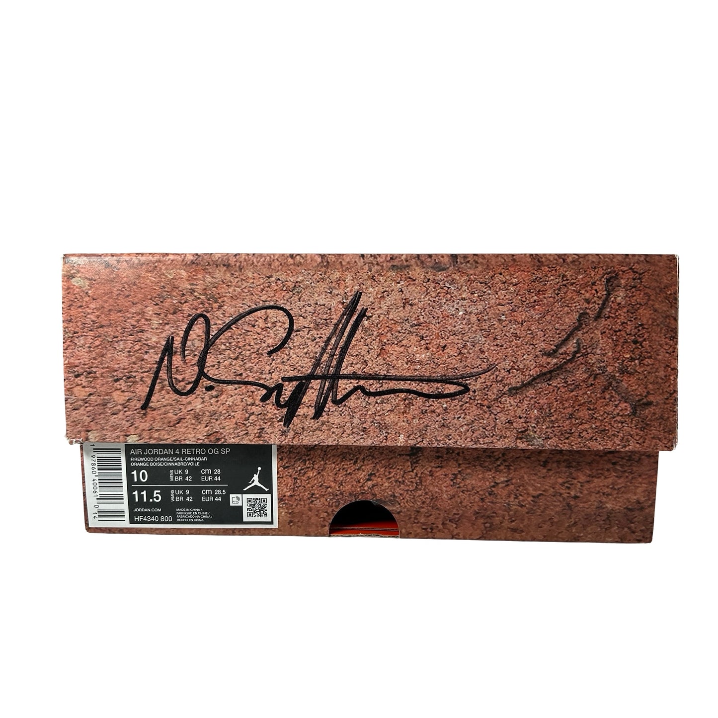 HF4340 800 Air Jordan 4 Retro OG SP Nigel Sylvester Brick by Brick [USED] - 10 (Used2)