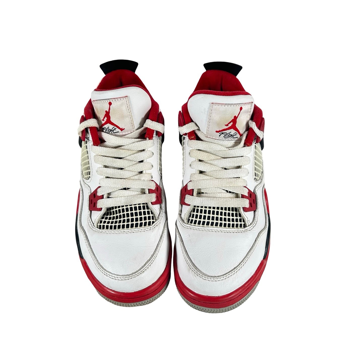 408452 160 Jordan 4 Retro Fire Red (2020) (GS) [USED] - 5.5 Y (Used) (No Box)