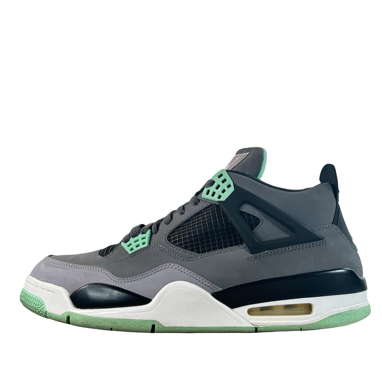 308497 033 Jordan 4 Retro Green Glow [USED] - 12 M (Used)