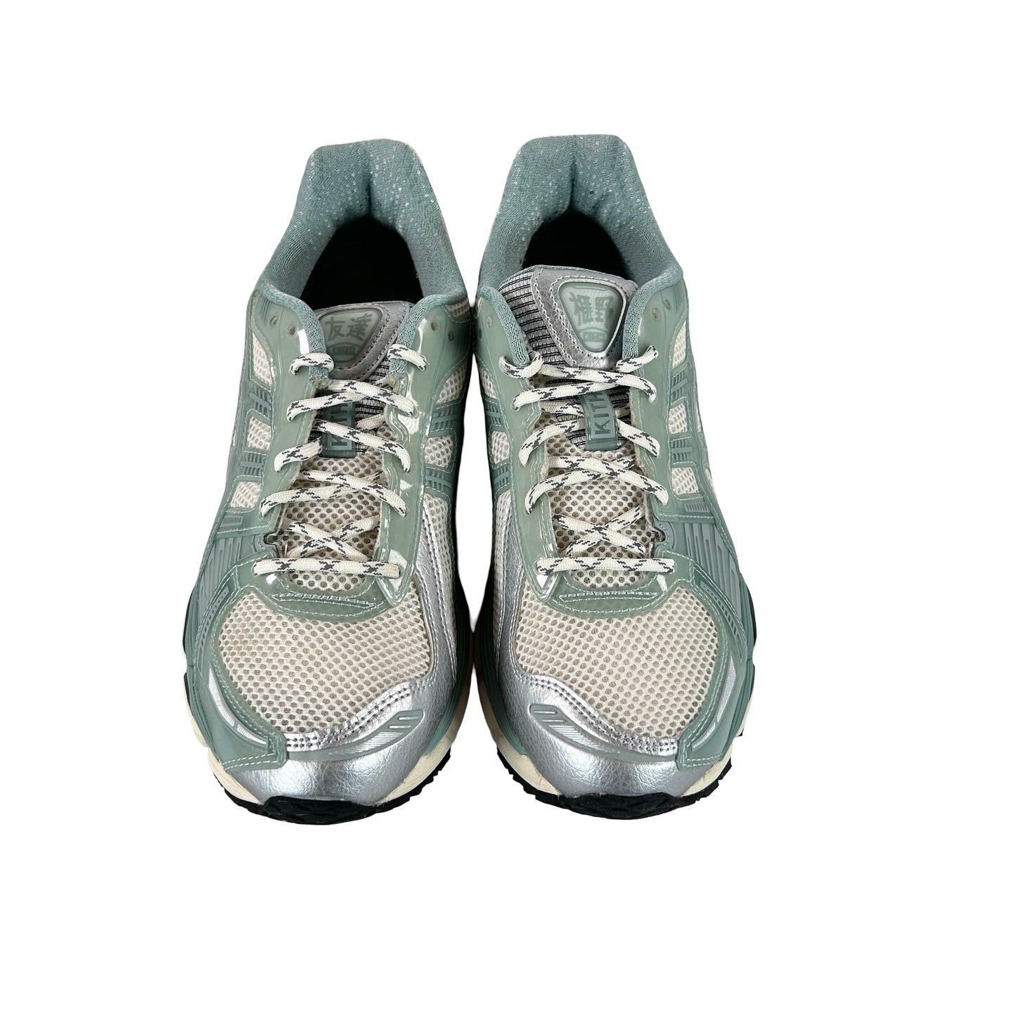 1203A675 100 ASICS Gel-Kayano 12.1 Kith Cream Sage [USED] - 8 M (Used)