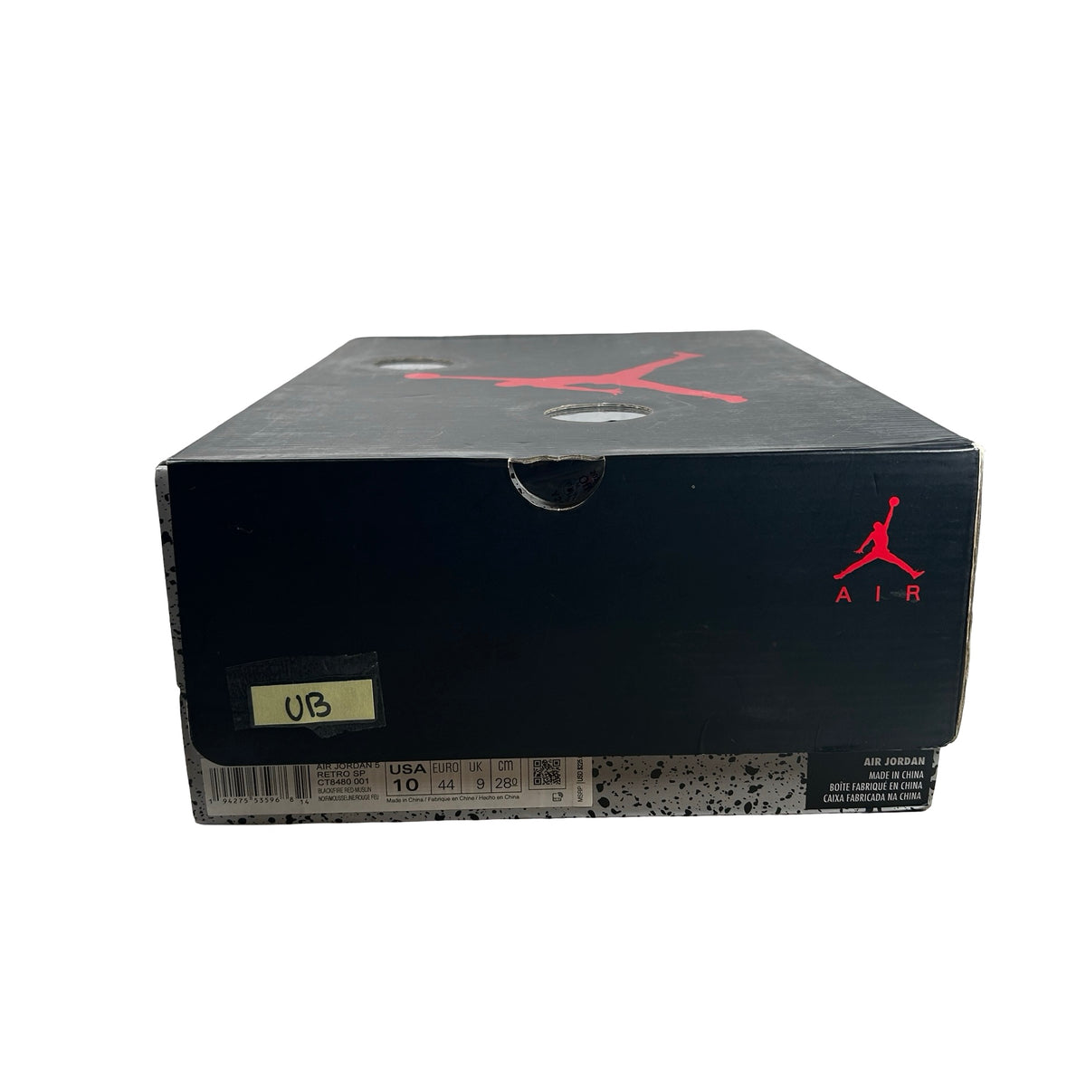 CT8480 001 Jordan 5 Off-White Black [USED] - 9 M (Used13)