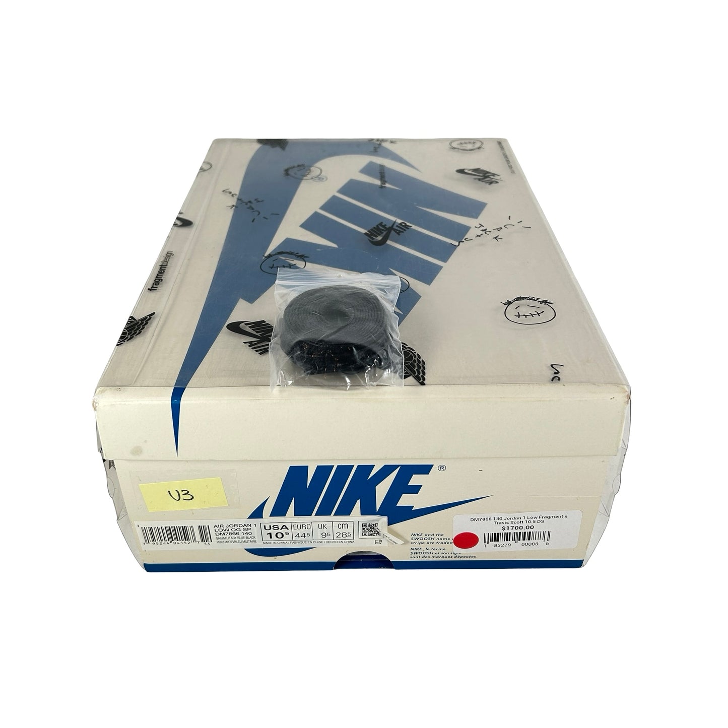 DM7866 140 Jordan 1 Low Fragment x Travis Scott [USED] - 10.5 M (Used3)