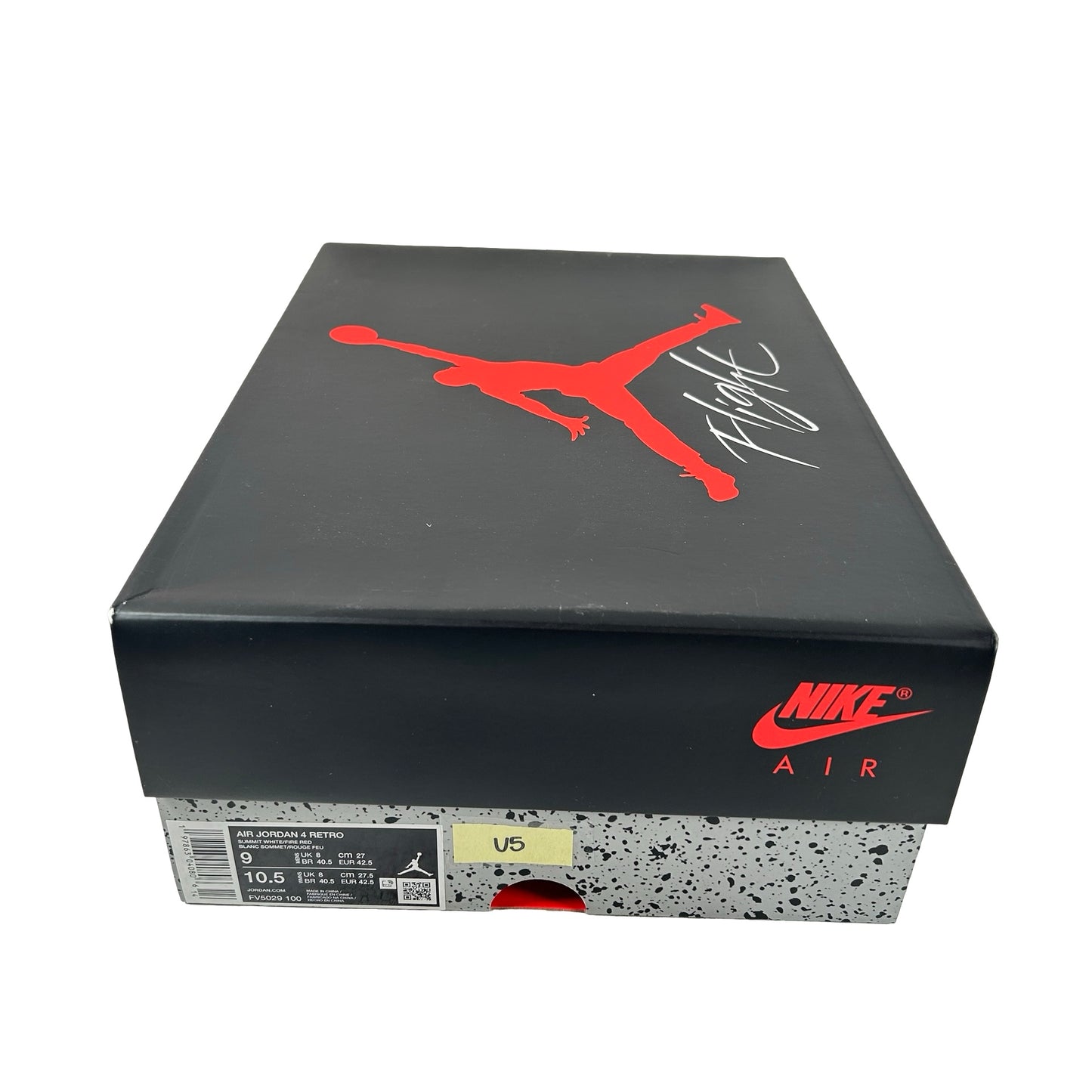 FV5029 100 Jordan 4 Retro White Cement (2025) [USED] - 9 M (Used5)