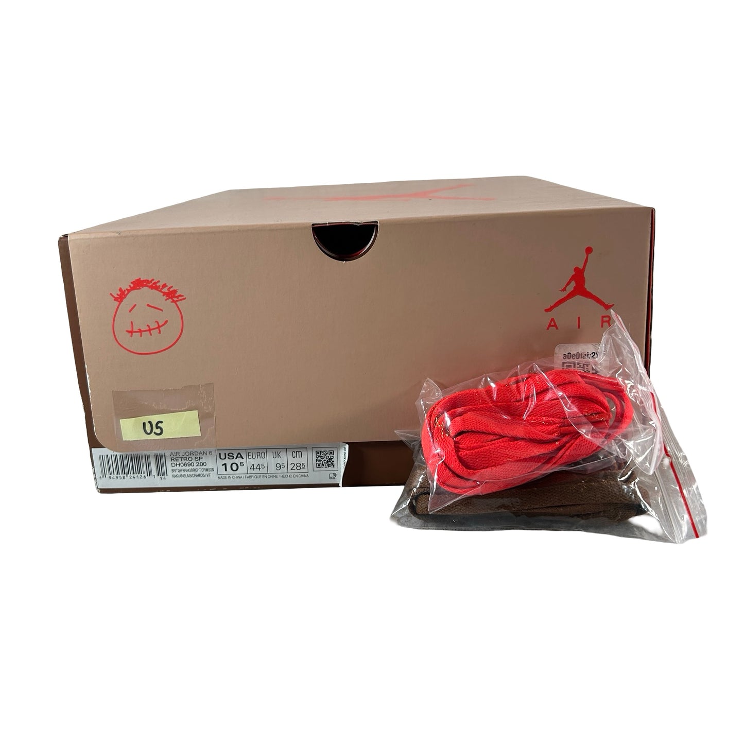 DH0690 200 Jordan 6 Retro Travis Scott British Khaki [USED] - 10.5 M (Used5)