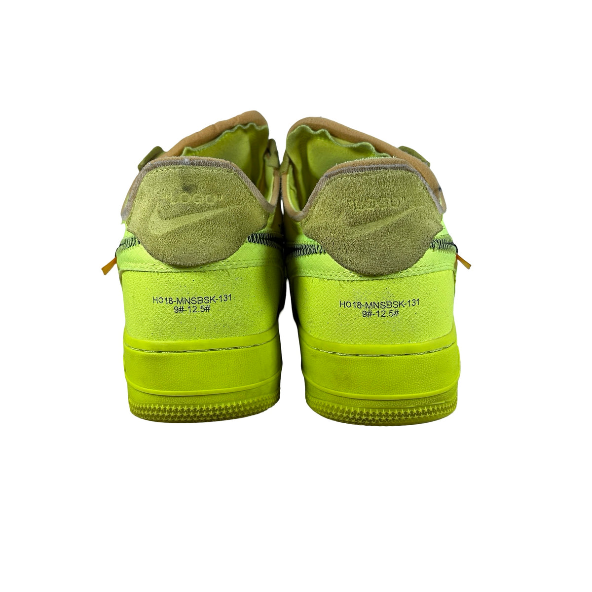 AO4606 700 Nike Air Force 1 Low Off-White Volt [USED] - 11 M (Used2) (No Box2)