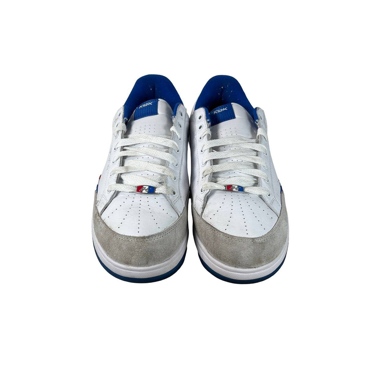 100289469 Reebok G-Unit G6 White Blue Red [USED] - 12 M (Used)