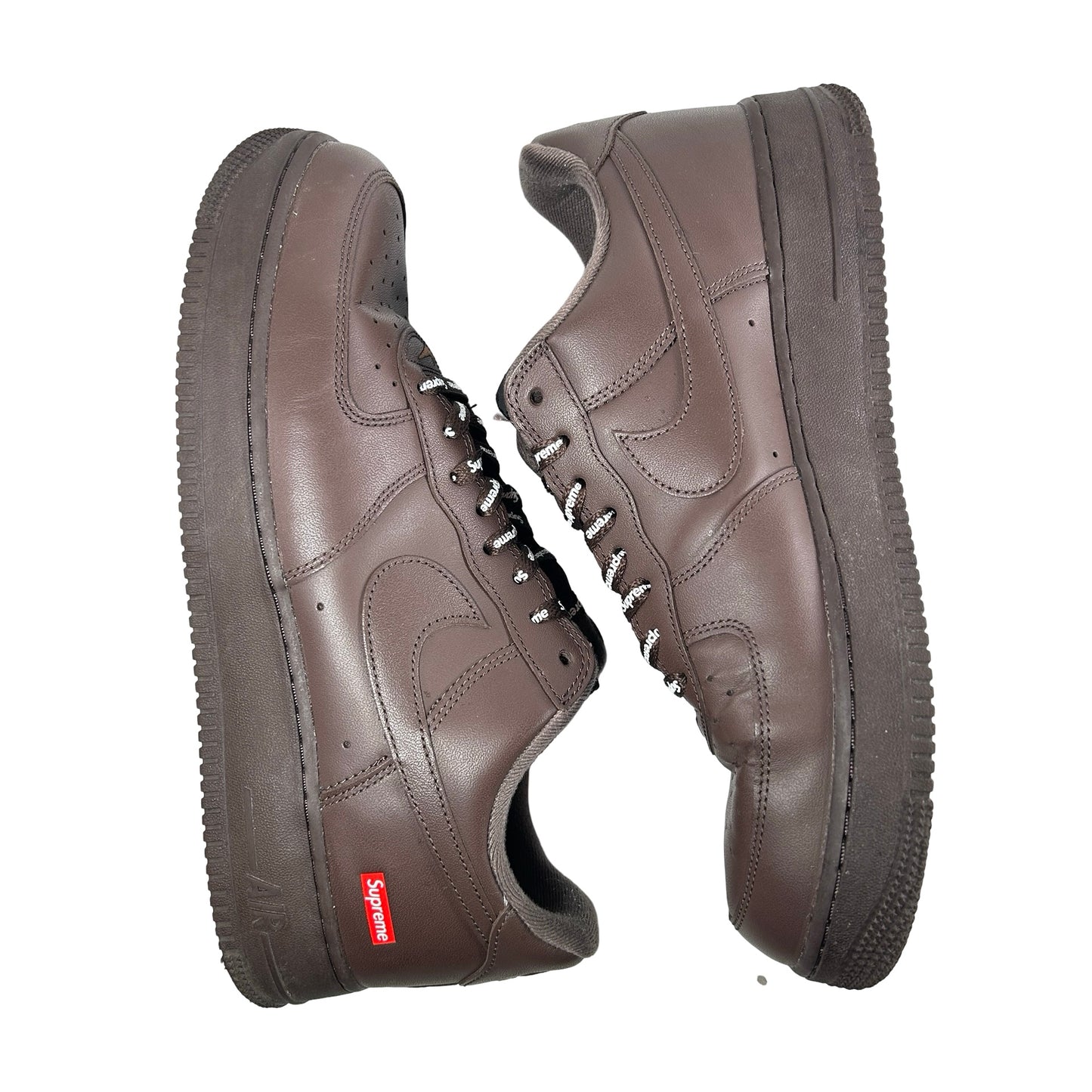 CU9225 200 Nike Air Force 1 Low Supreme Baroque Brown [USED] - 11 M (Used) (No Box)