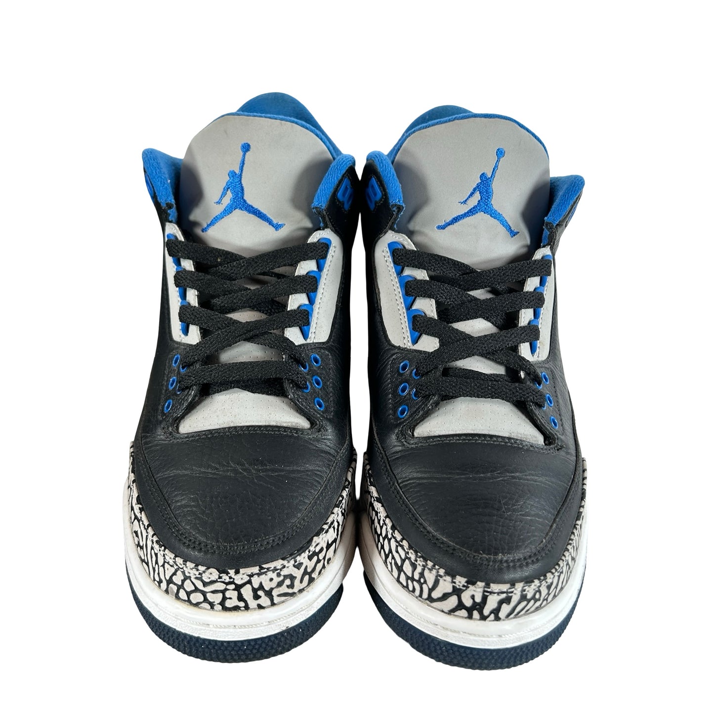 136064 007 Jordan 3 Retro Sport Blue [USED] - 9.5 M (Used)